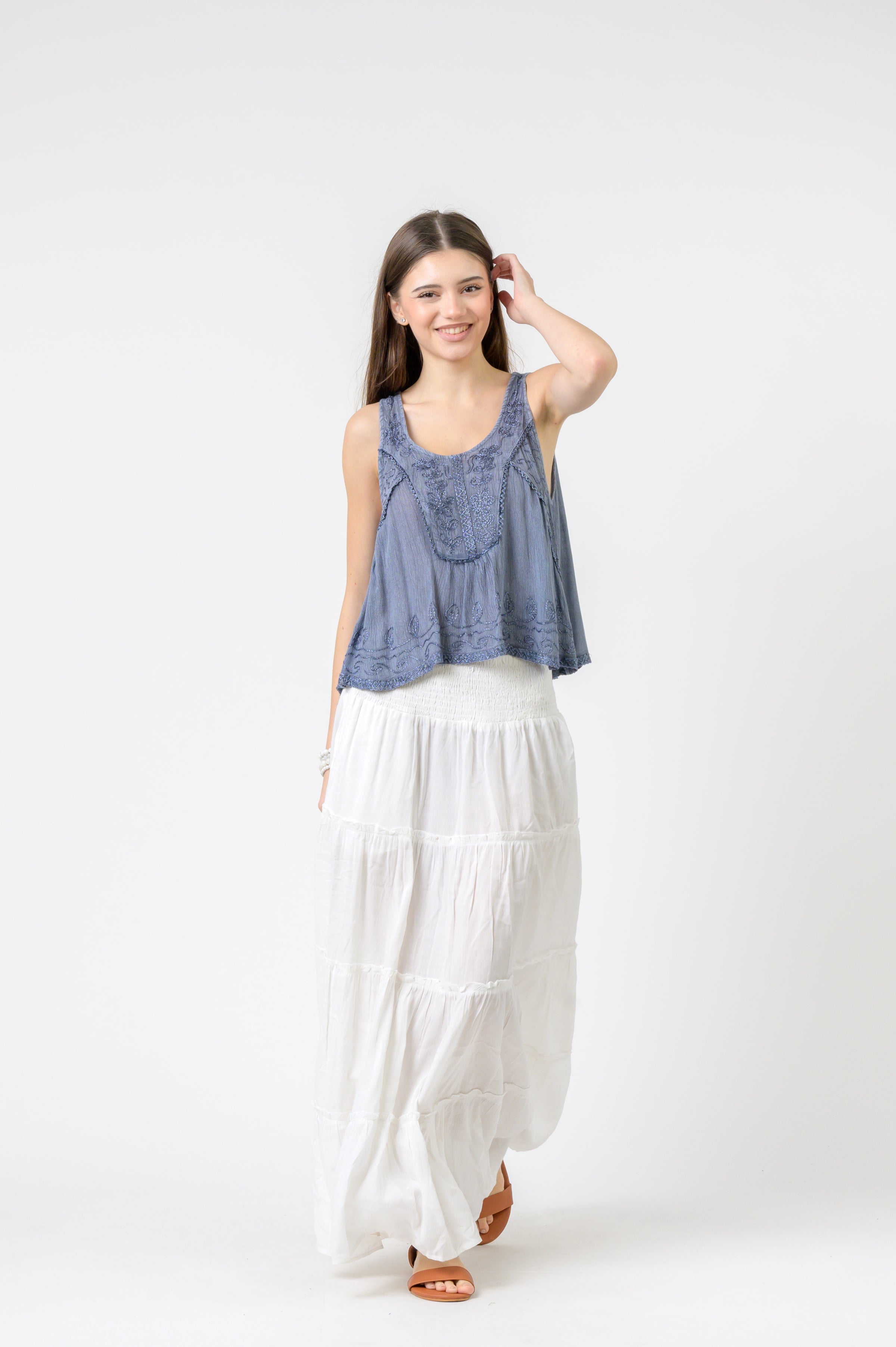 Rhea Petticoat Crop Top