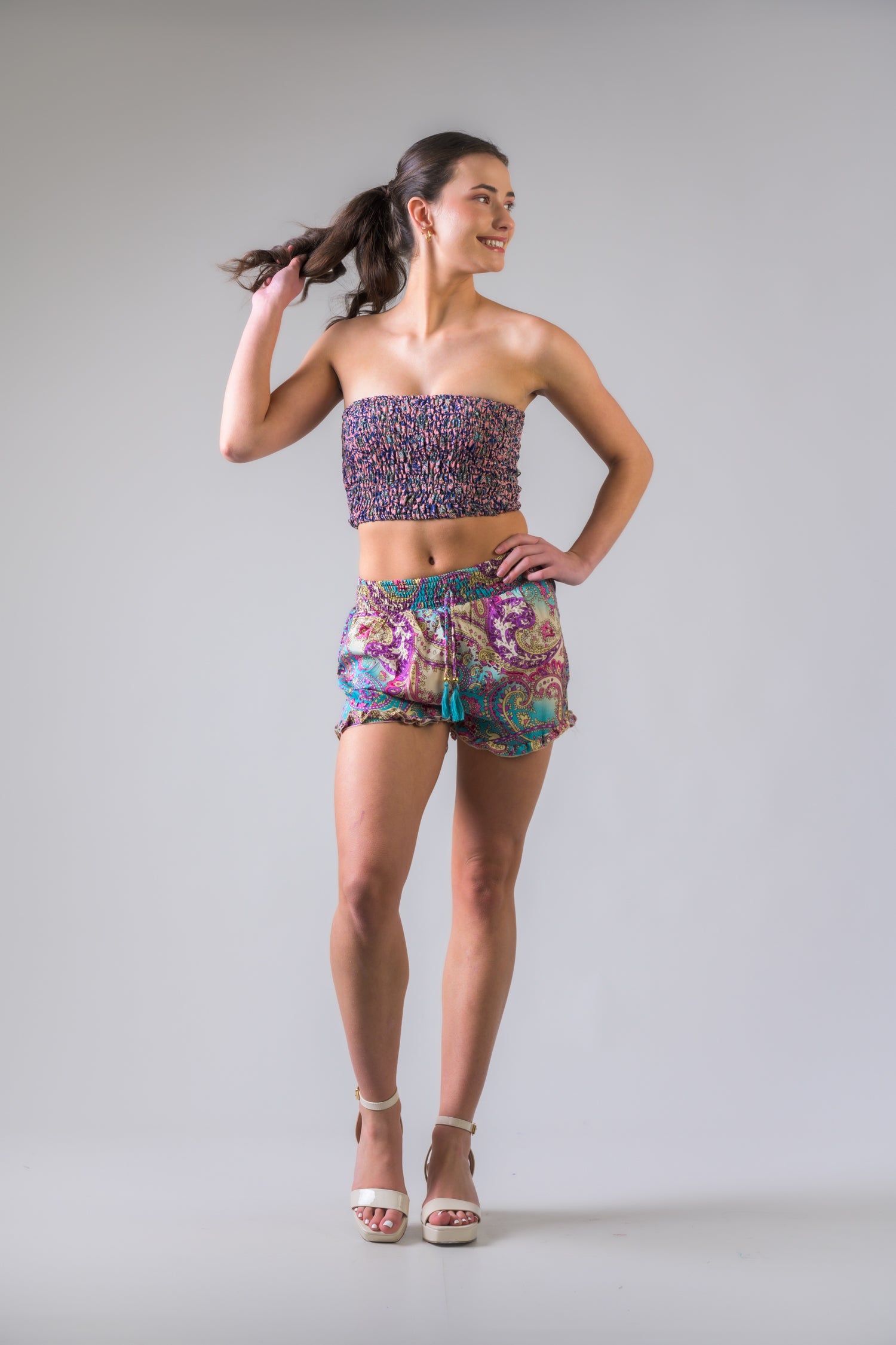 Rhea Jubilant Tube Top Multicolor / One Size