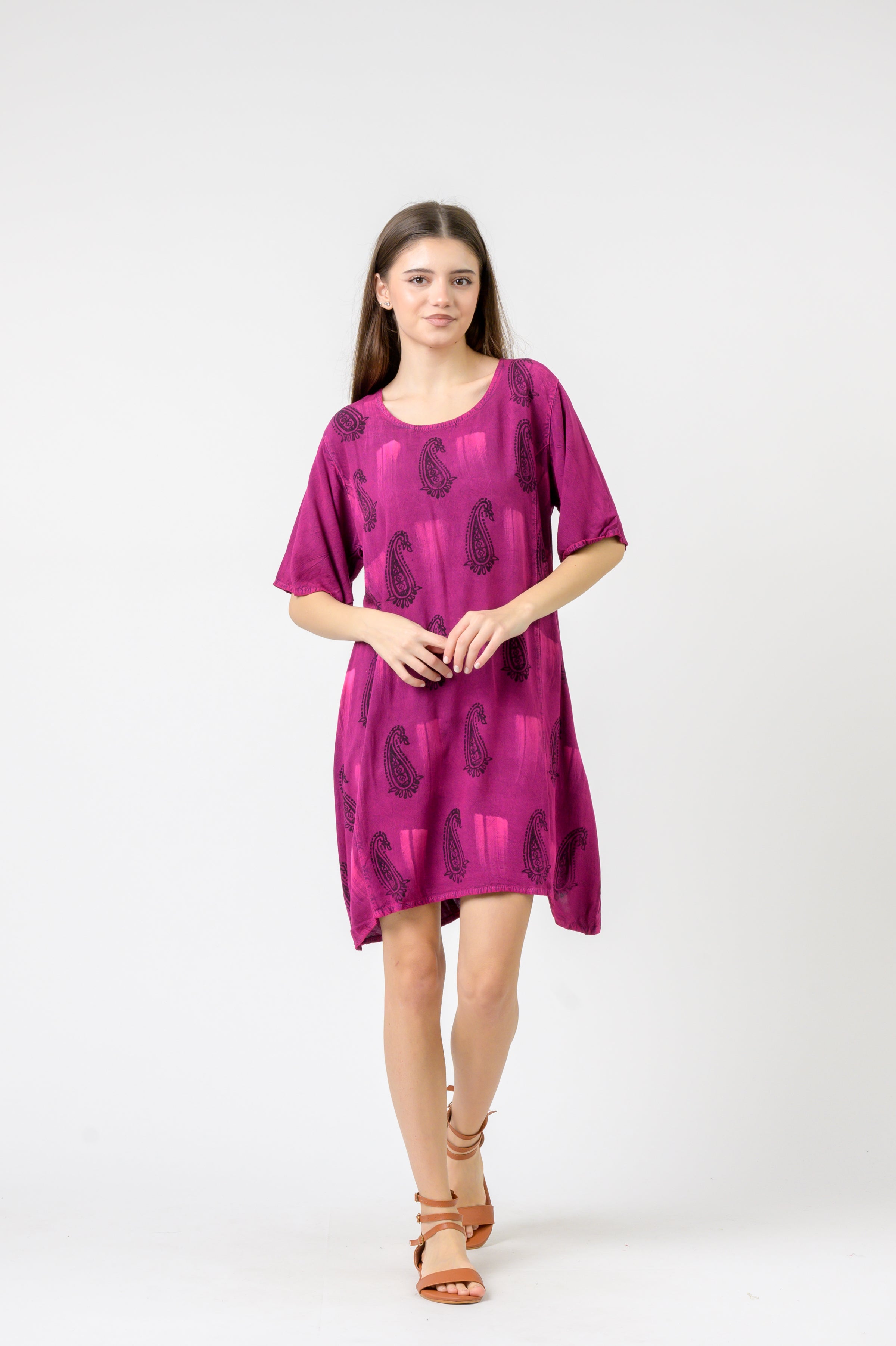 Rhea Short Sleeve Flowy Top