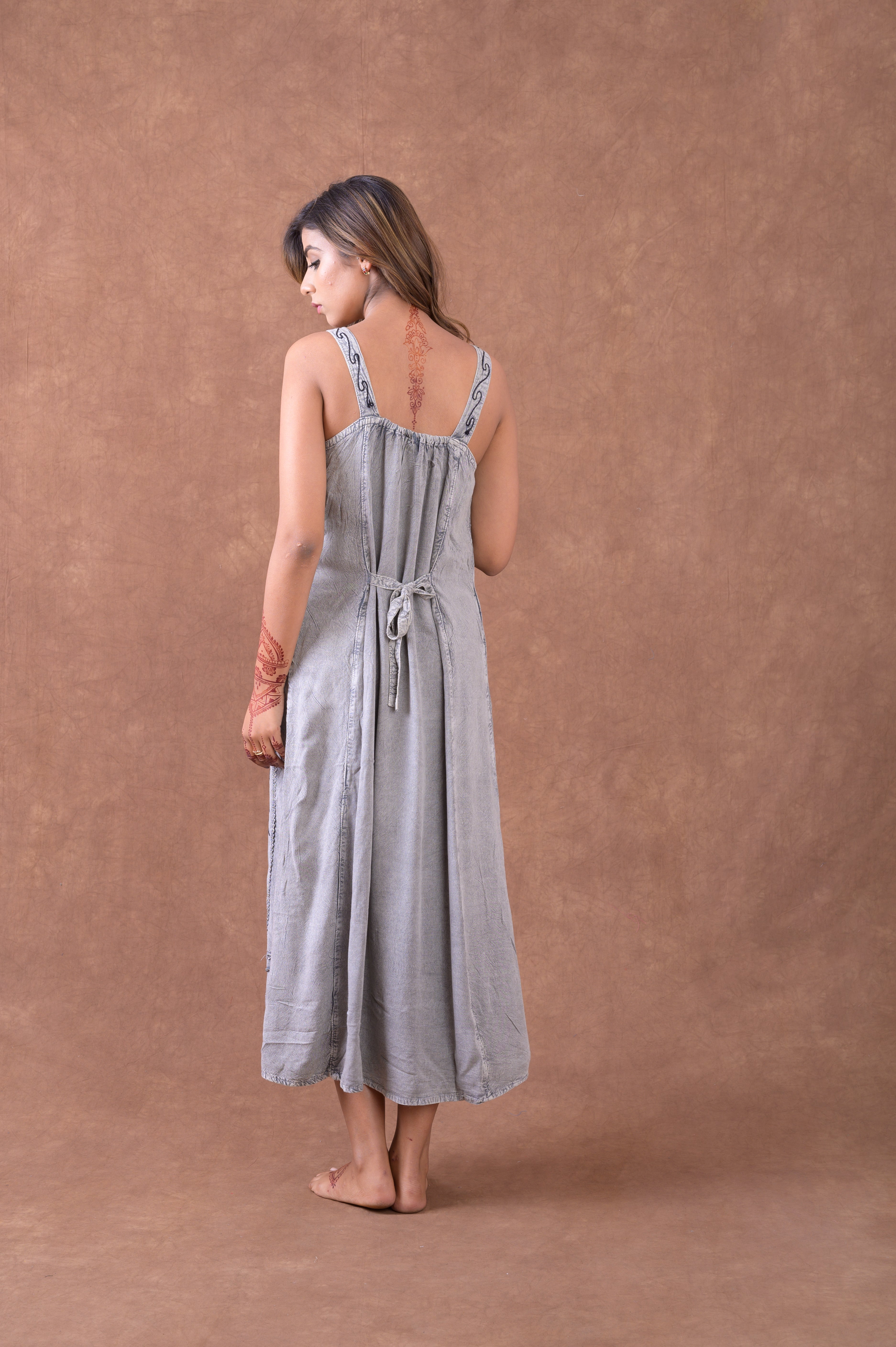 Rhea Duchess Print Sleeveless Print Dress