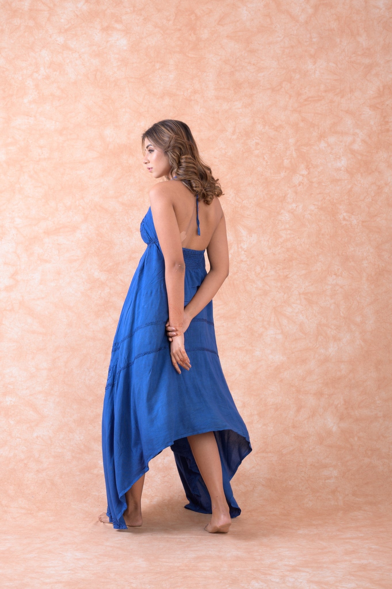 Rhea Spaghetti Strap Flowing Dress Black / One Size