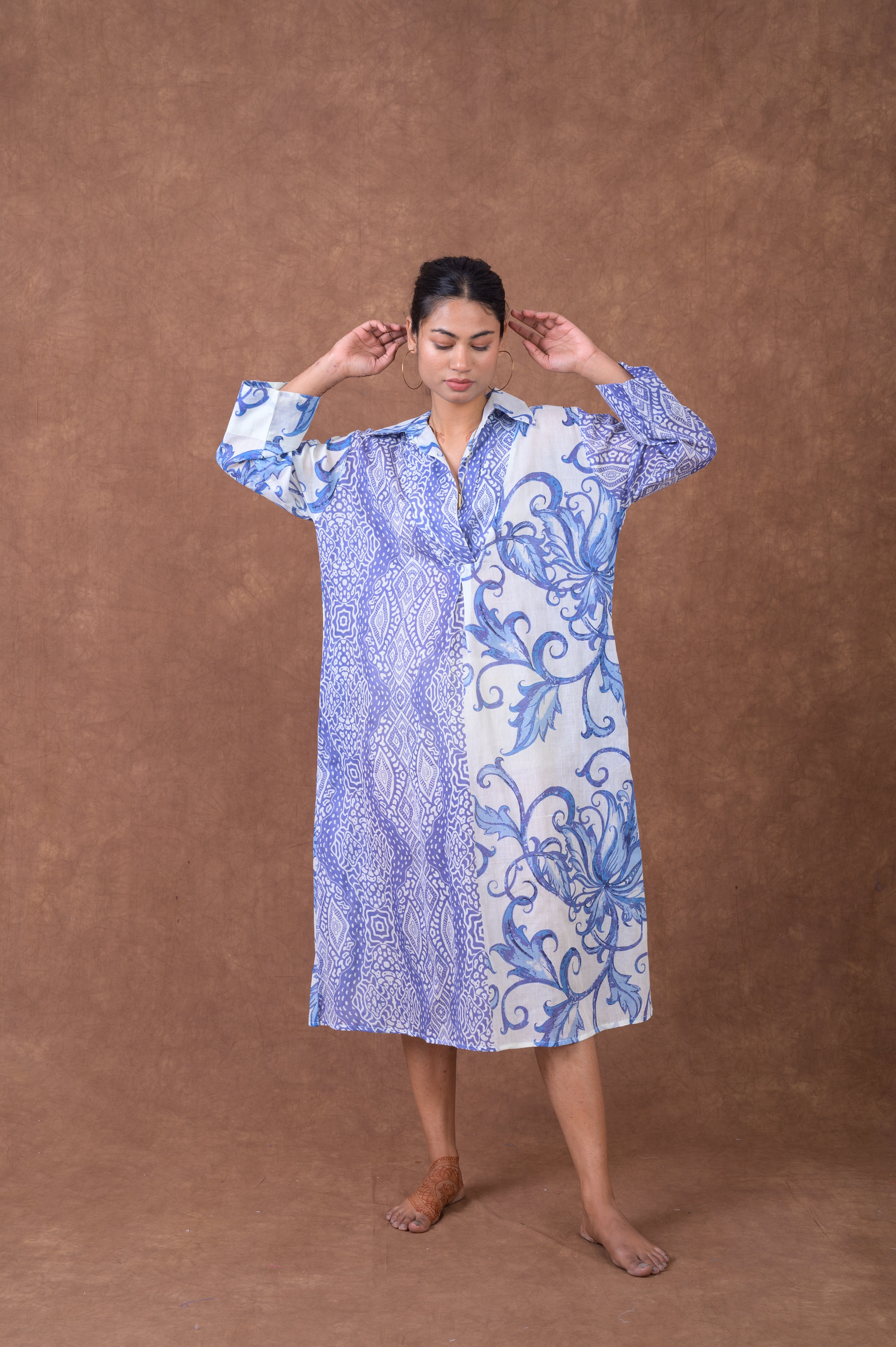 Rhea Pattern Print Tunic