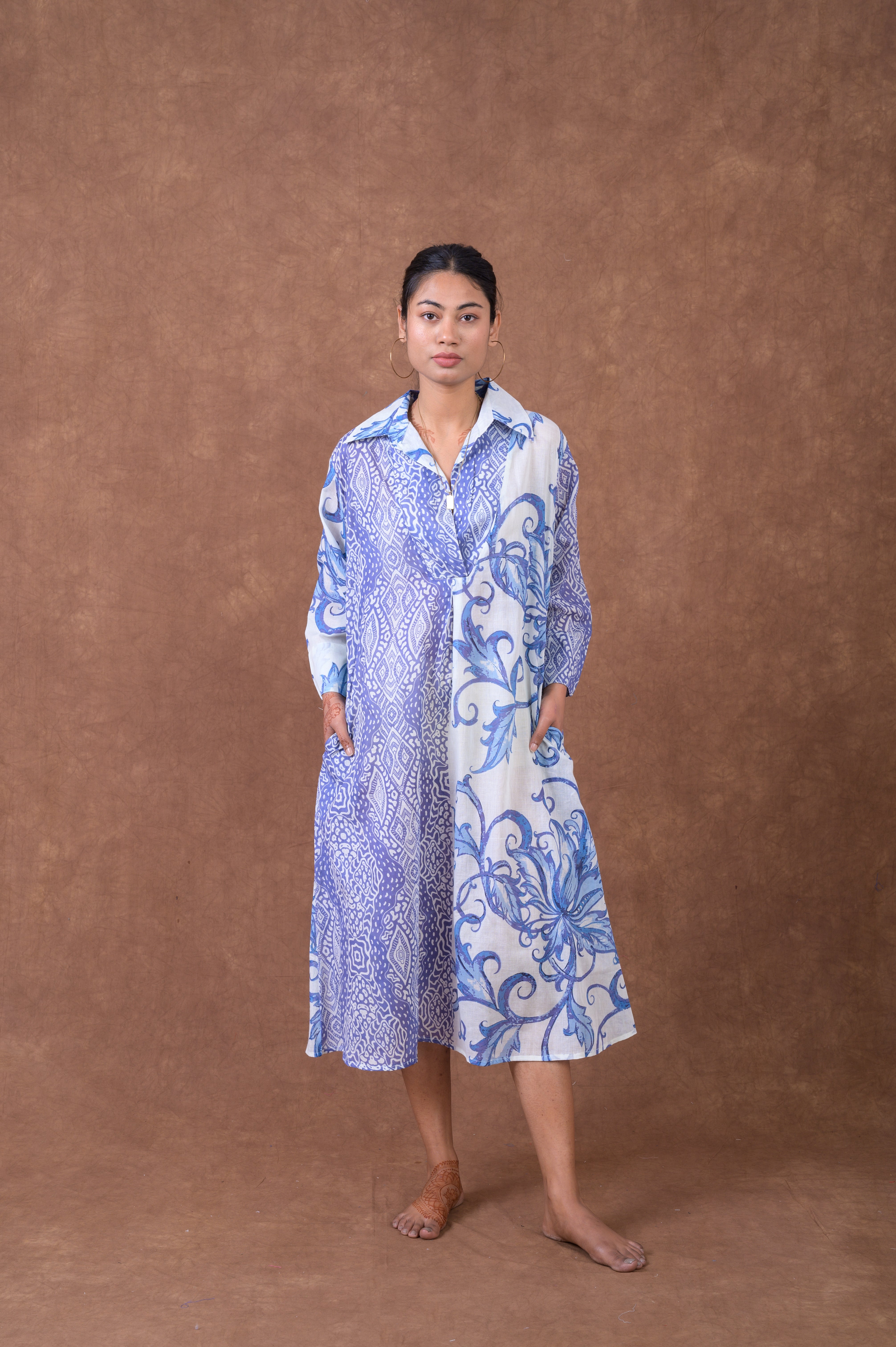 Rhea Pattern Print Tunic