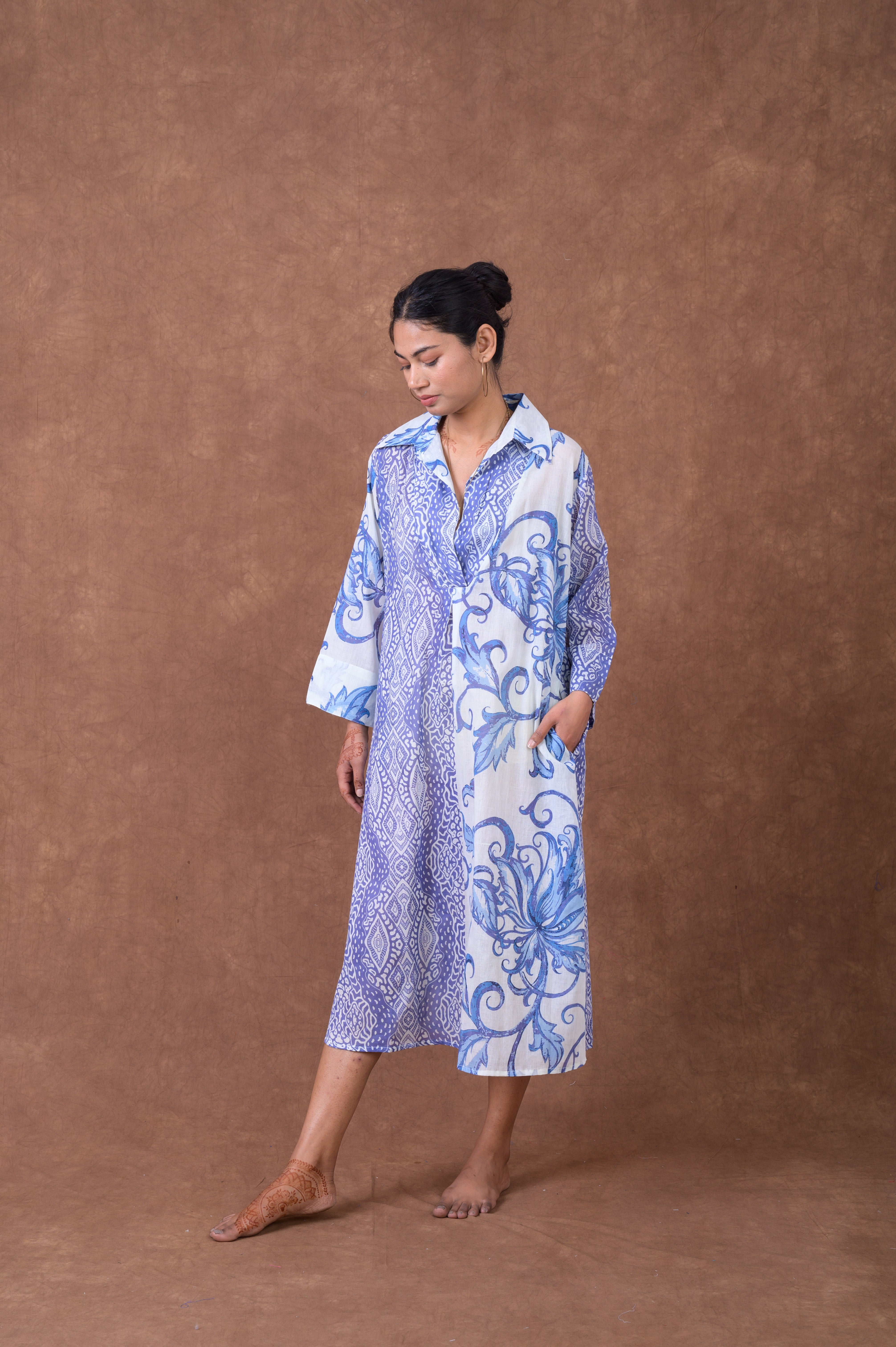 Rhea Pattern Print Tunic