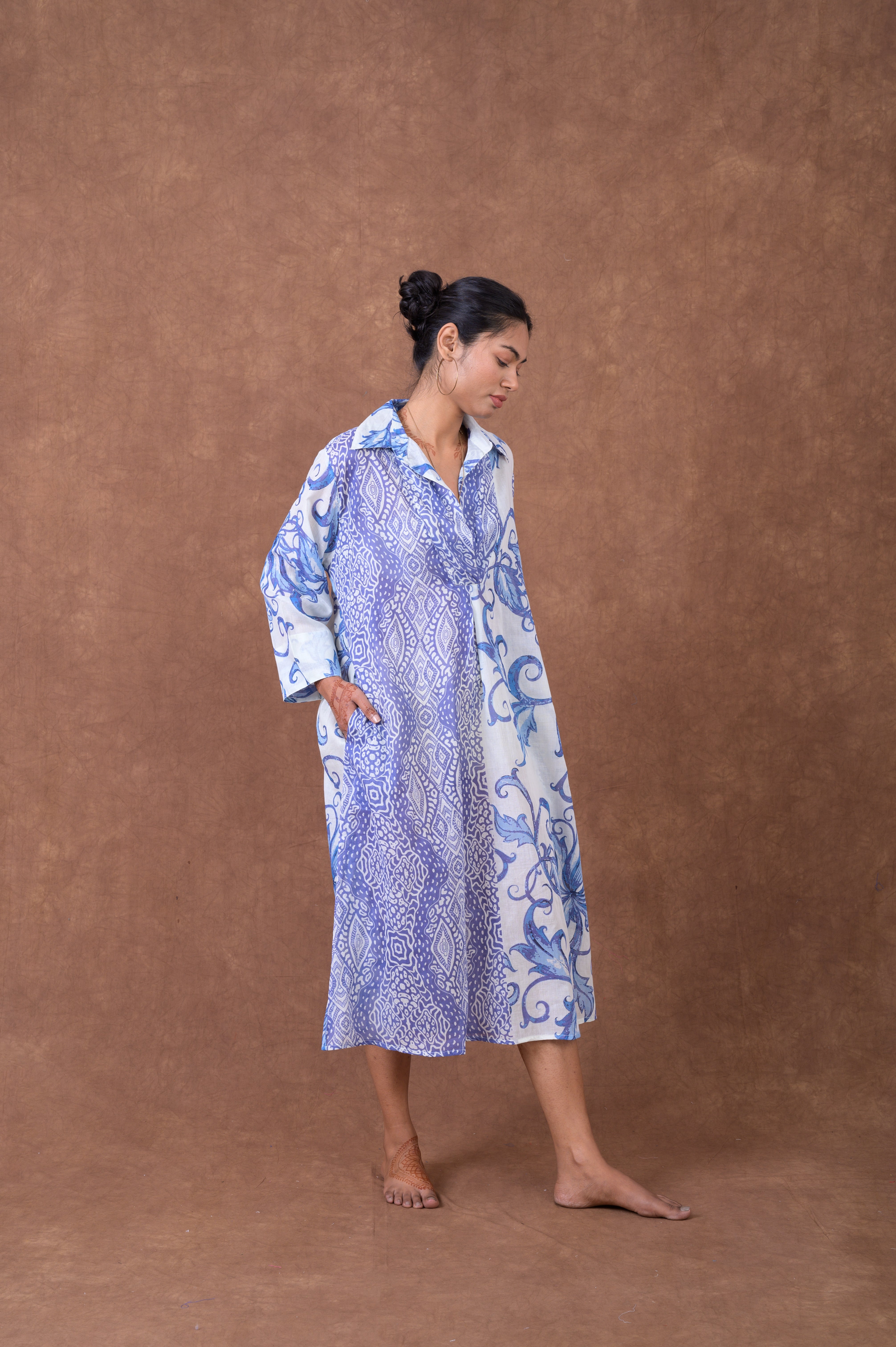 Rhea Pattern Print Tunic