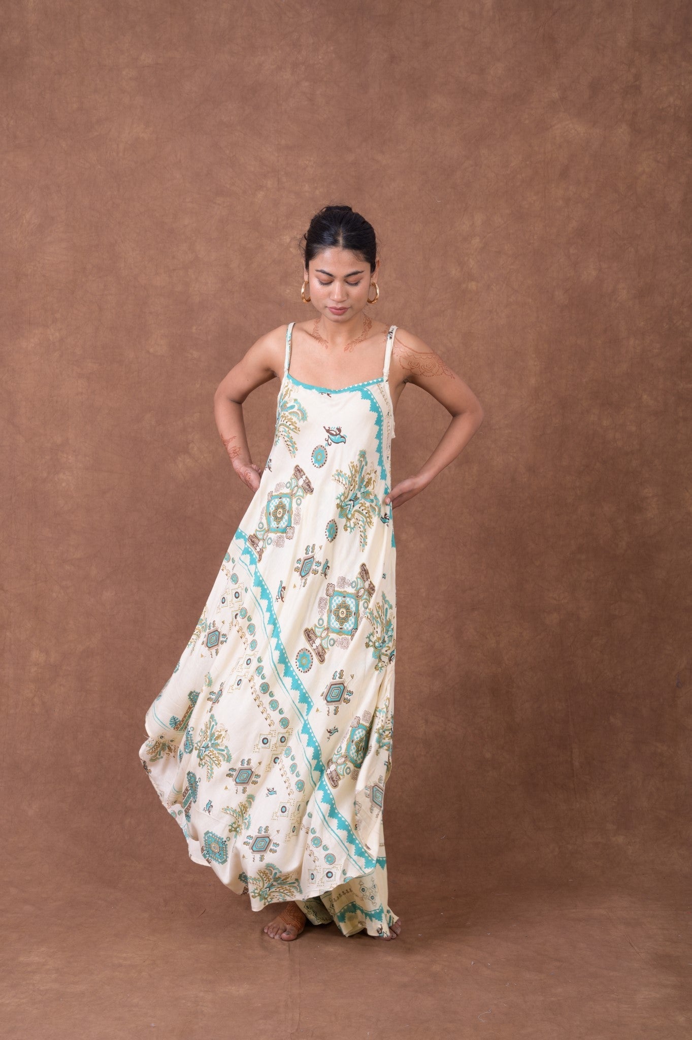 Rhea String Umbrella Dress White / One Size