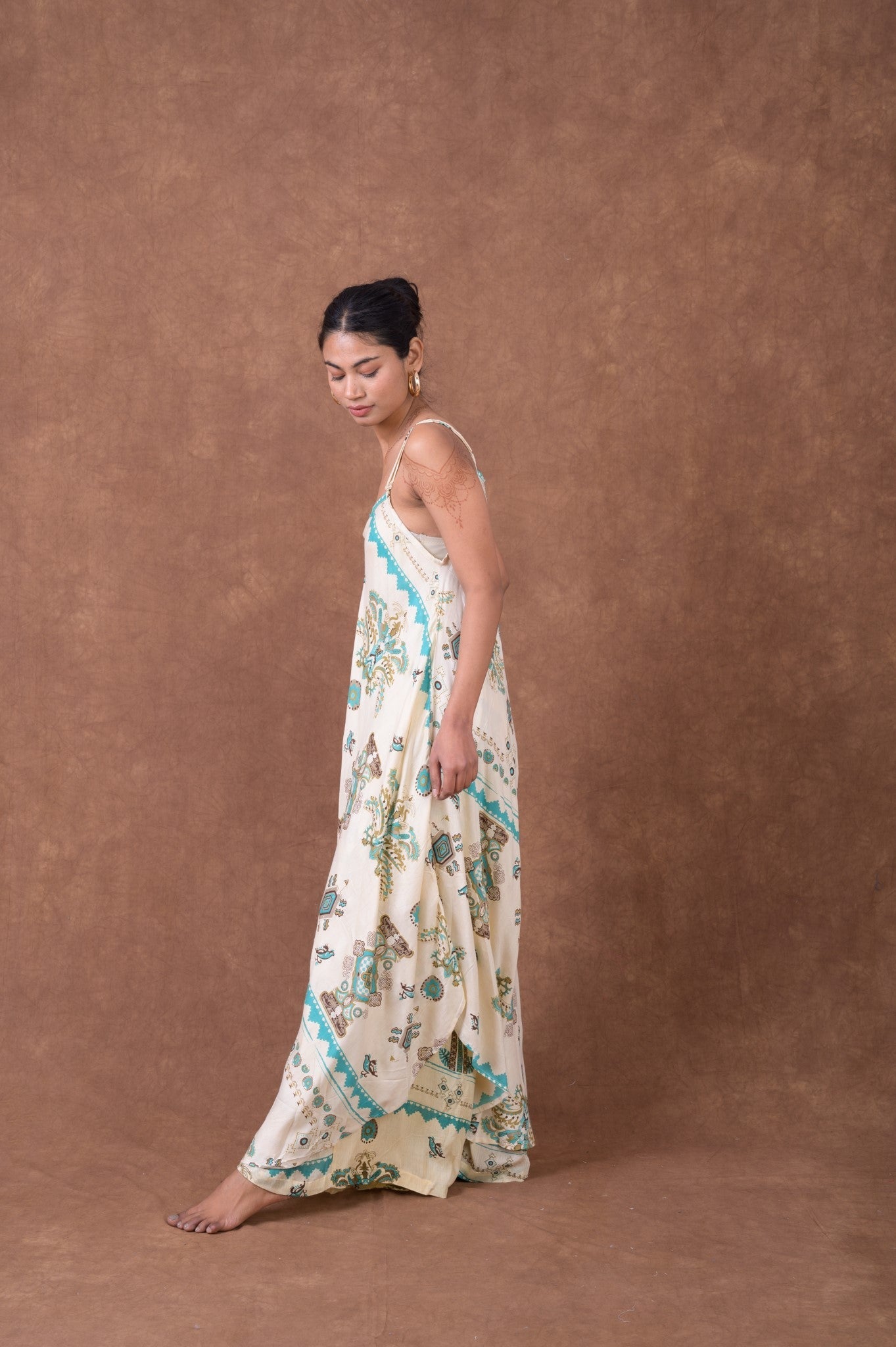 Rhea String Umbrella Dress White / One Size