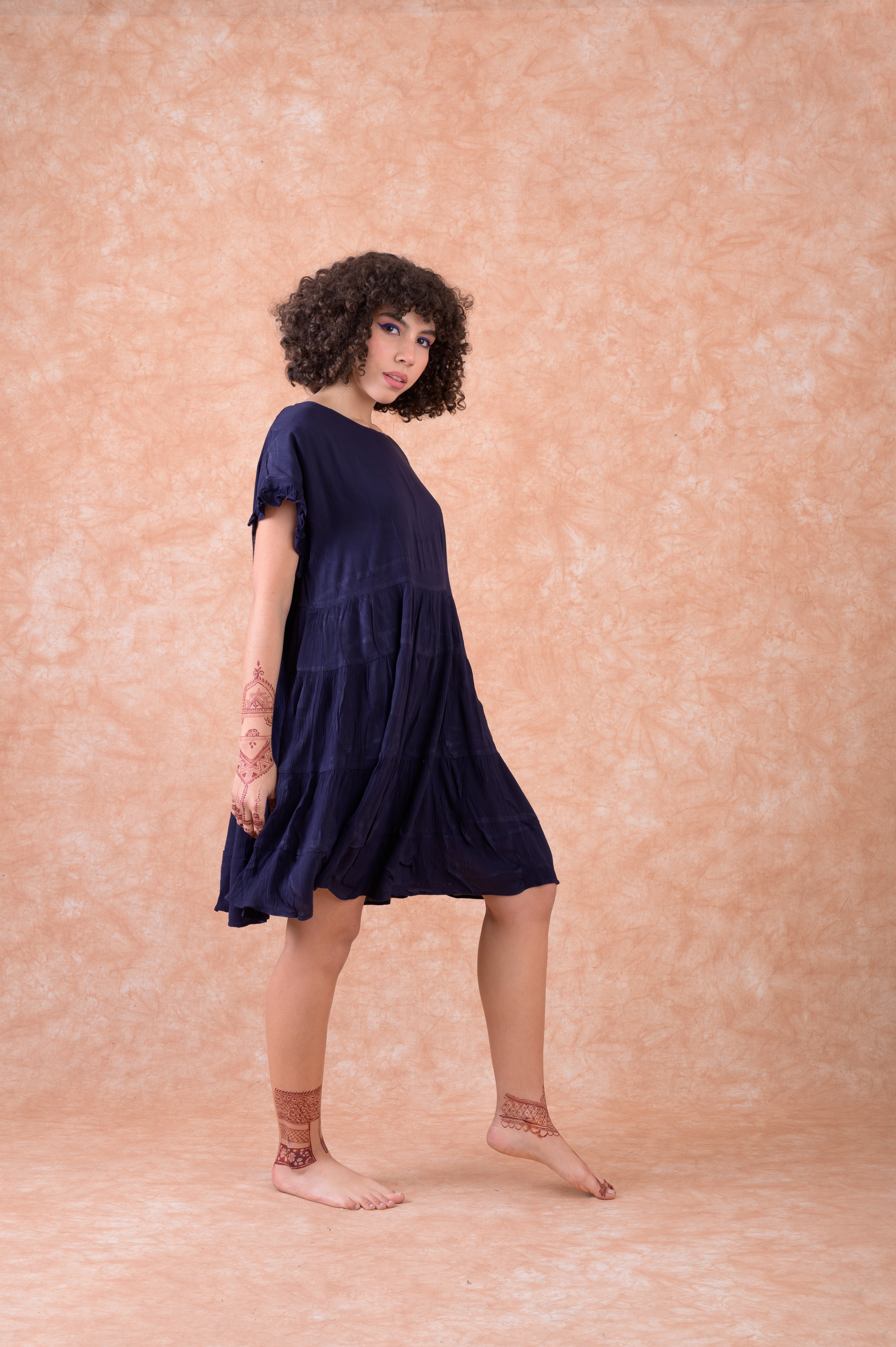 Rhea Turin Dress Blue / Small/Medium