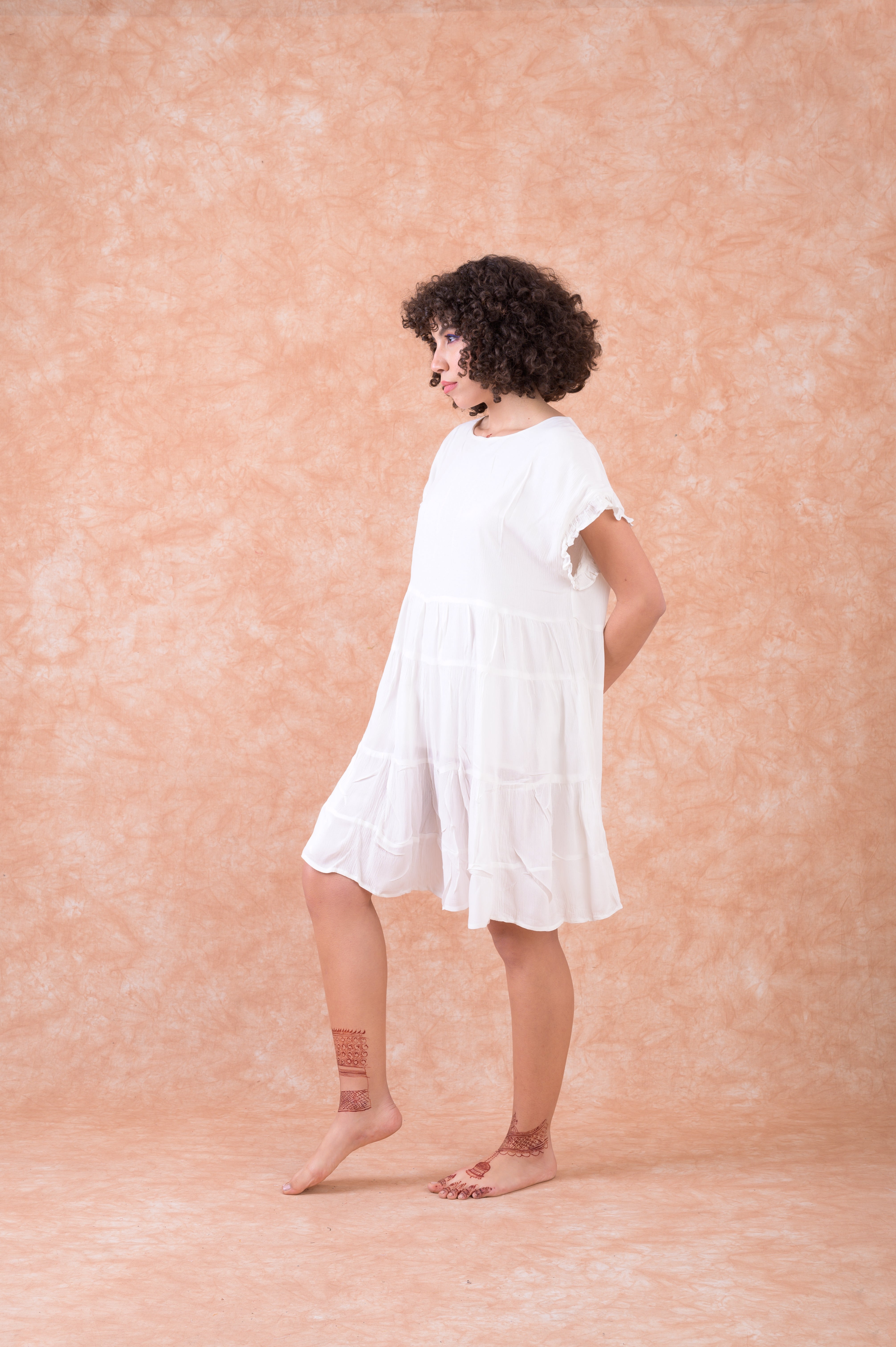 Rhea Turin Dress Natural / Small/Medium