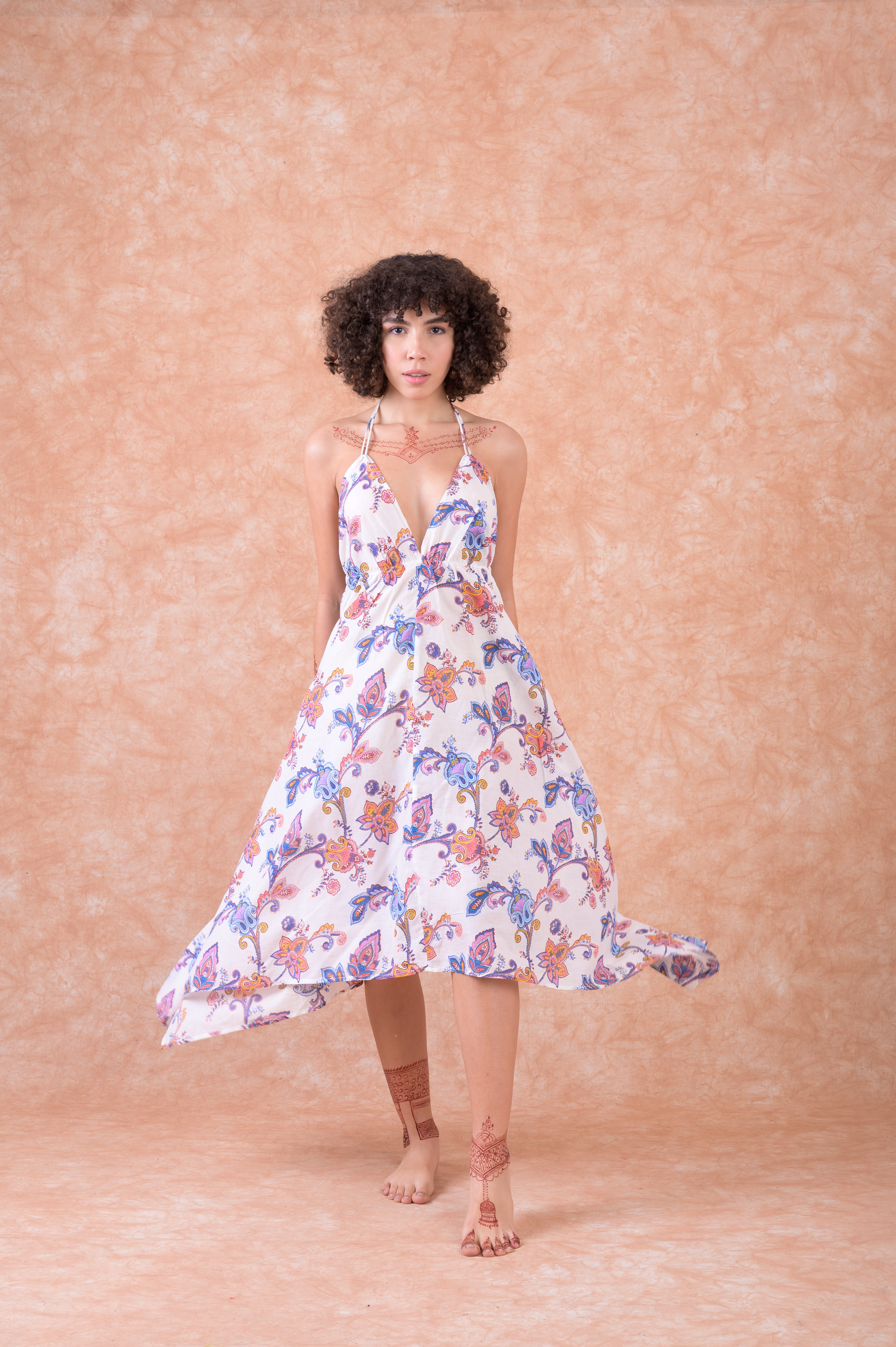 Rhea Festival Dress Purpel / S/M