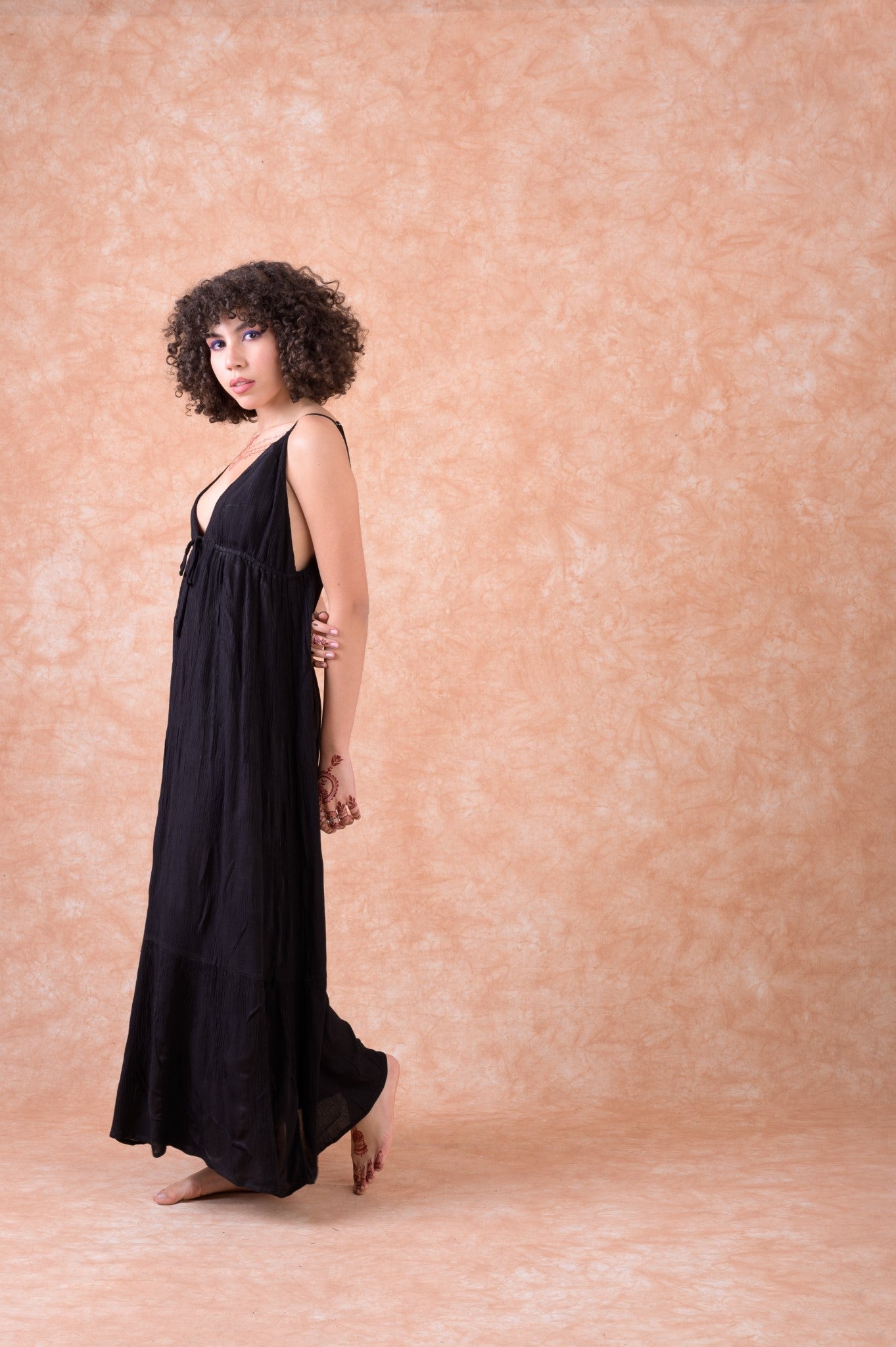 Rhea Princess Dress Black / L/X