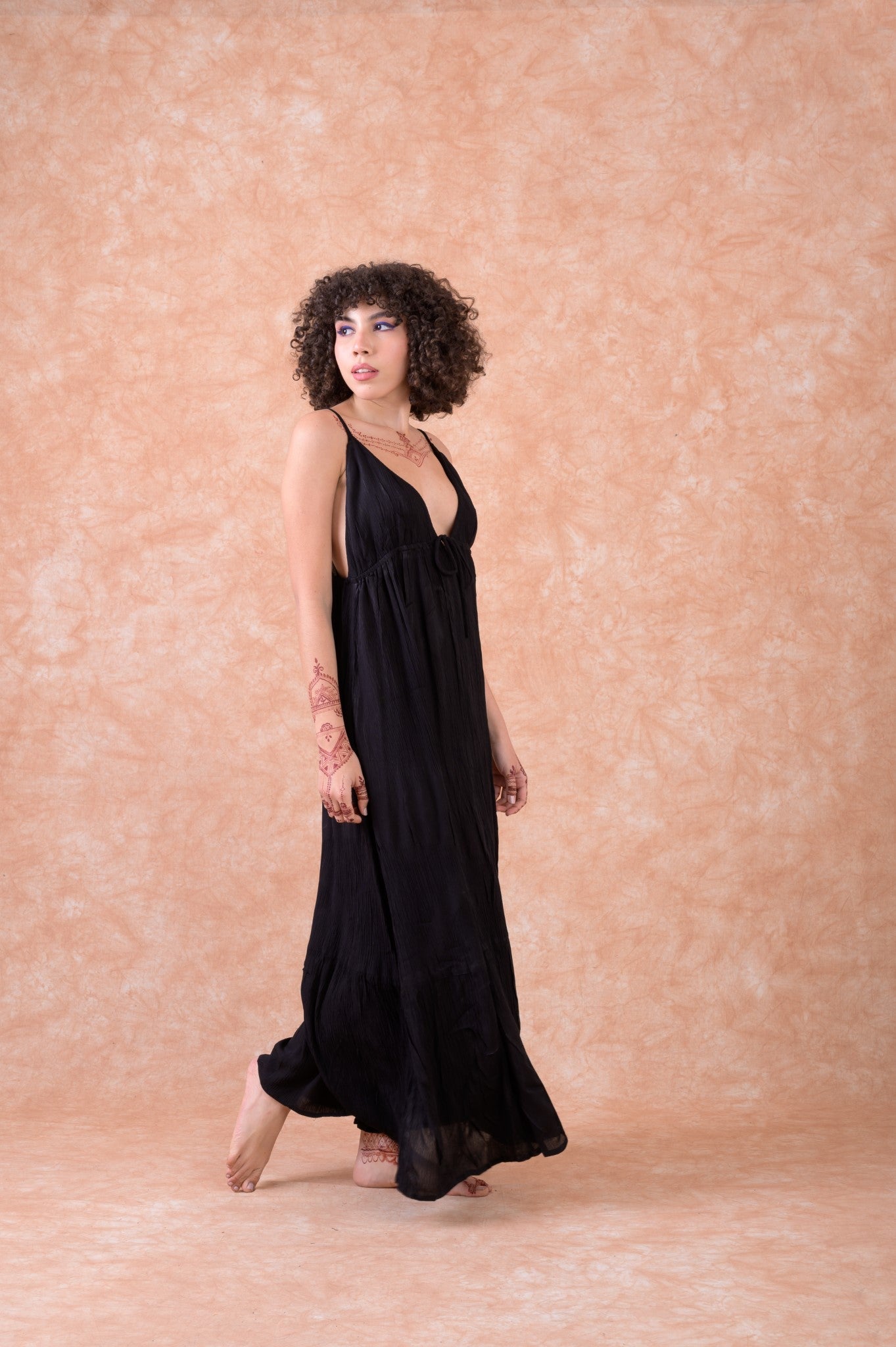 Rhea Princess Dress Black / L/X