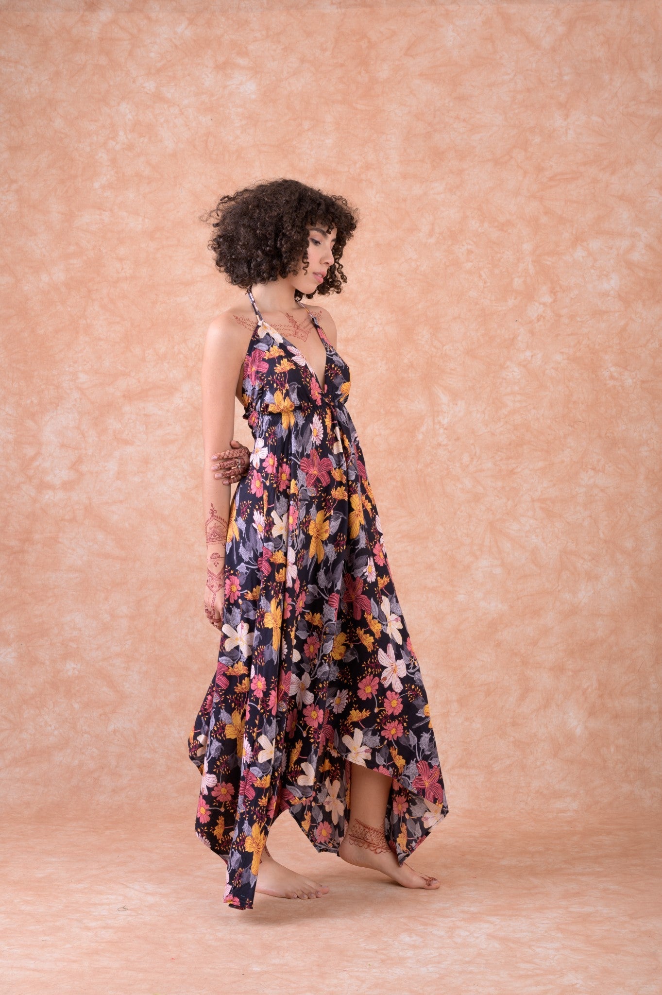 Rhea Festival Dress Black / S/M