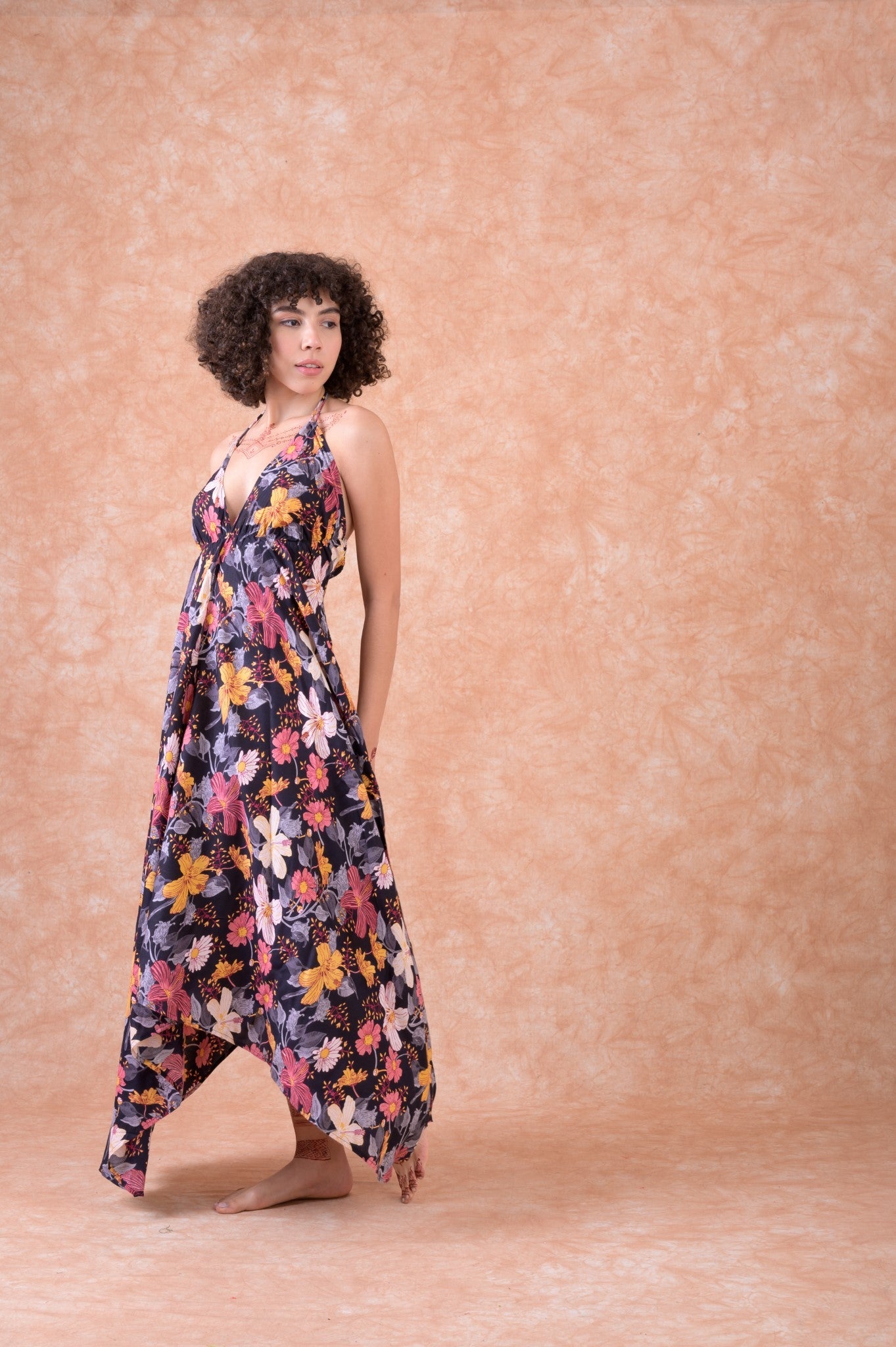 Rhea Festival Dress Black / L/X