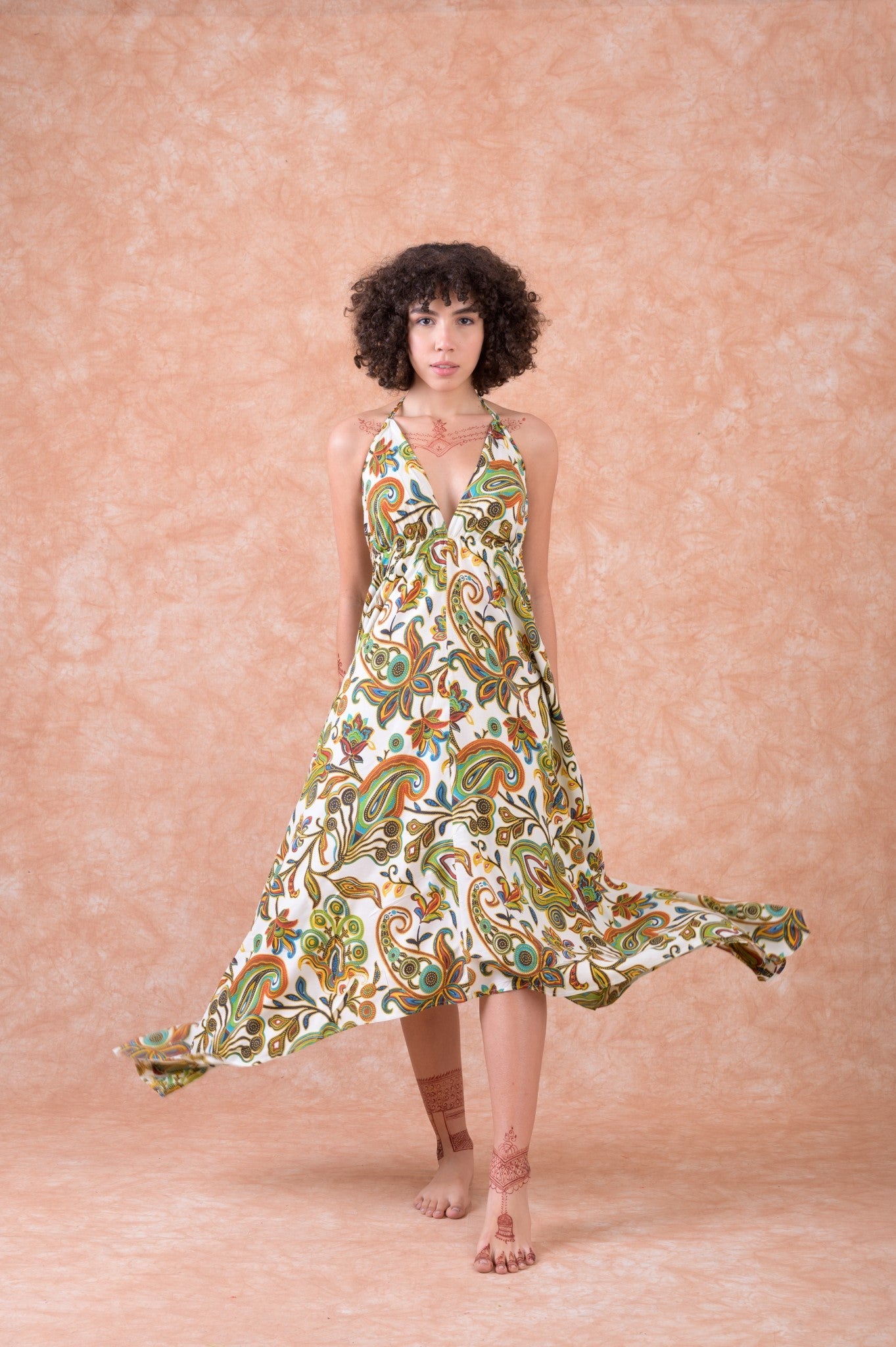 Rhea Festival Dress Purpel / S/M