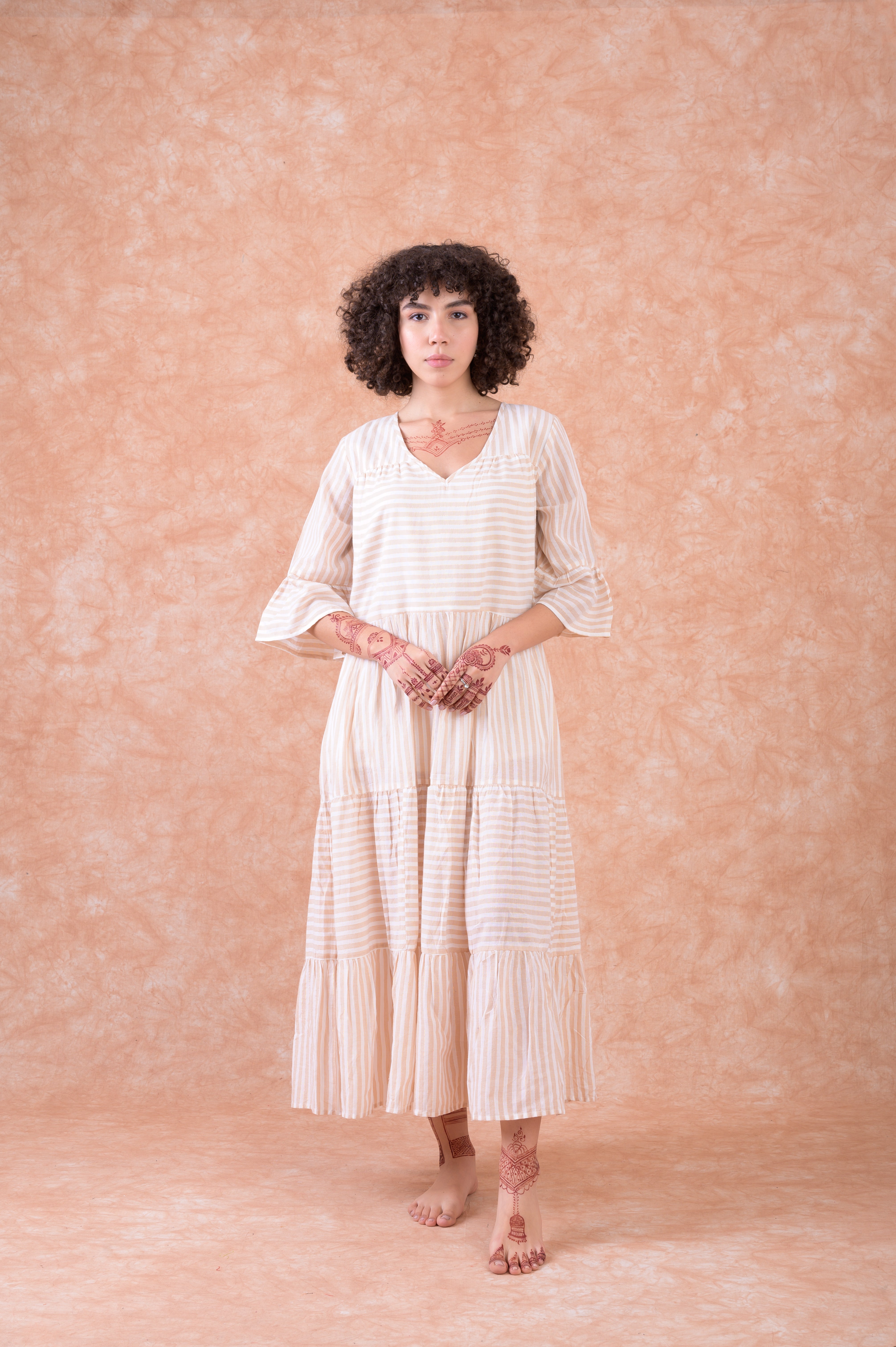 Rhea Avlon Dress Top Denim Blue / Small/Medium