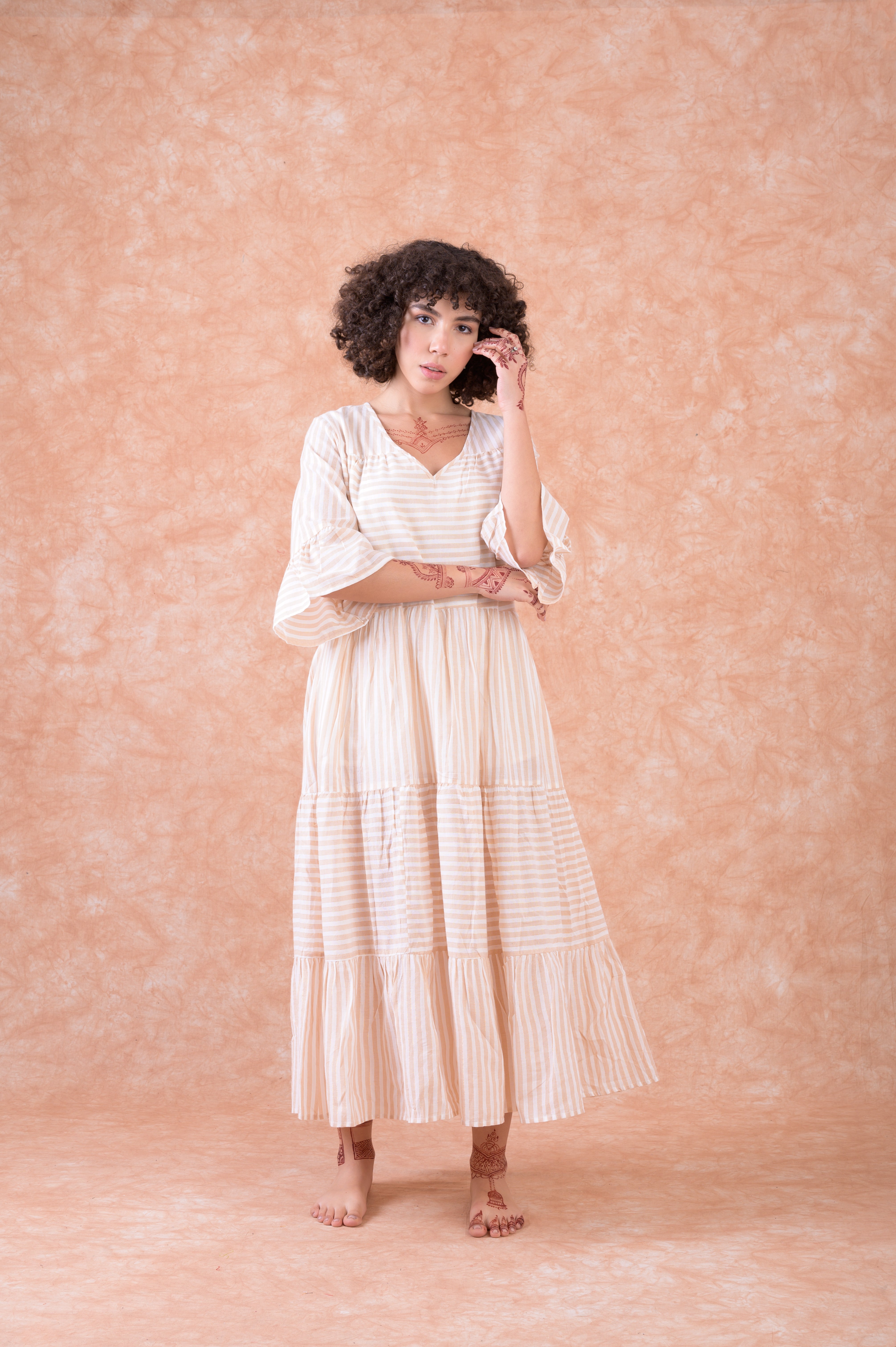 Rhea Avlon Dress Top Denim Blue / Small/Medium