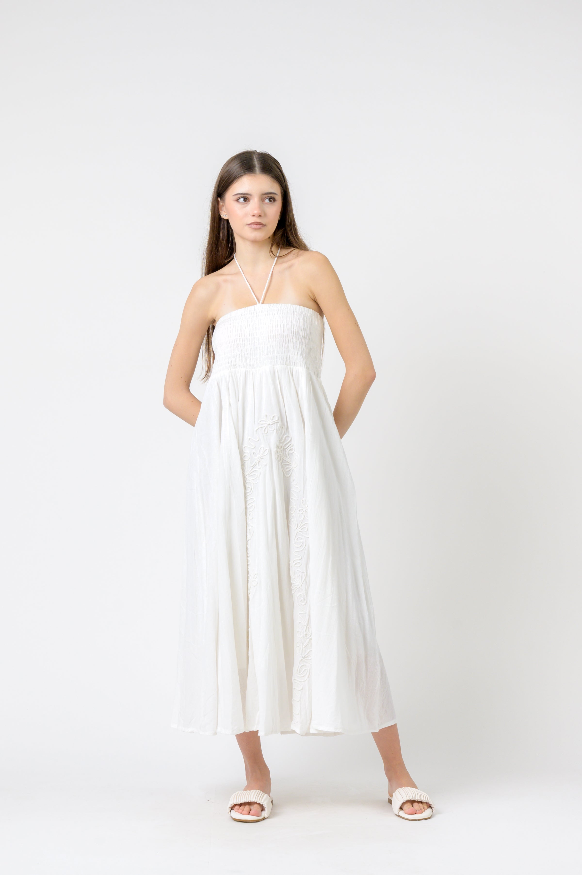 Rhea Mango Smoked Dress