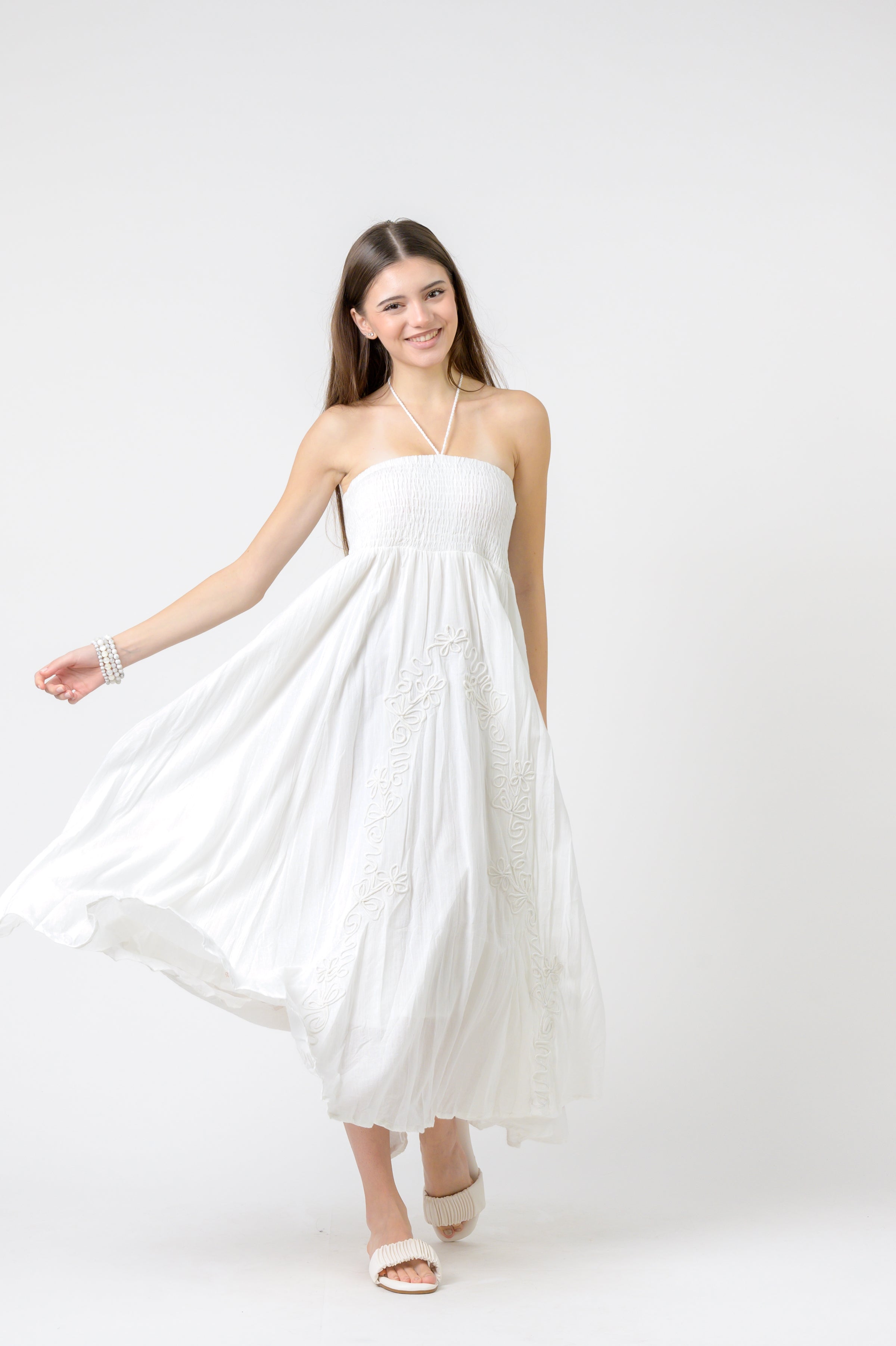 Rhea Mango Smoked Dress