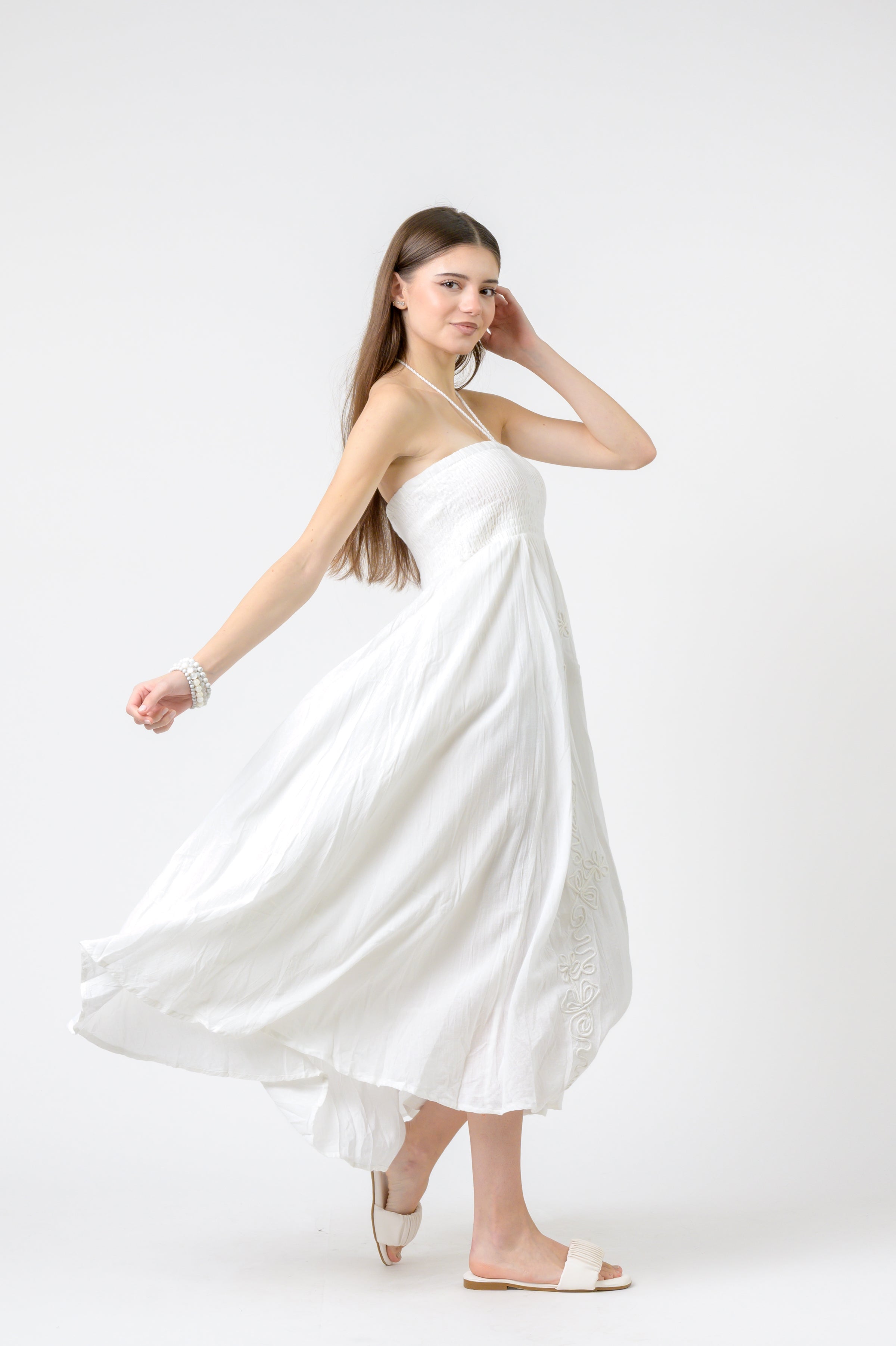 Rhea Mango Smoked Dress