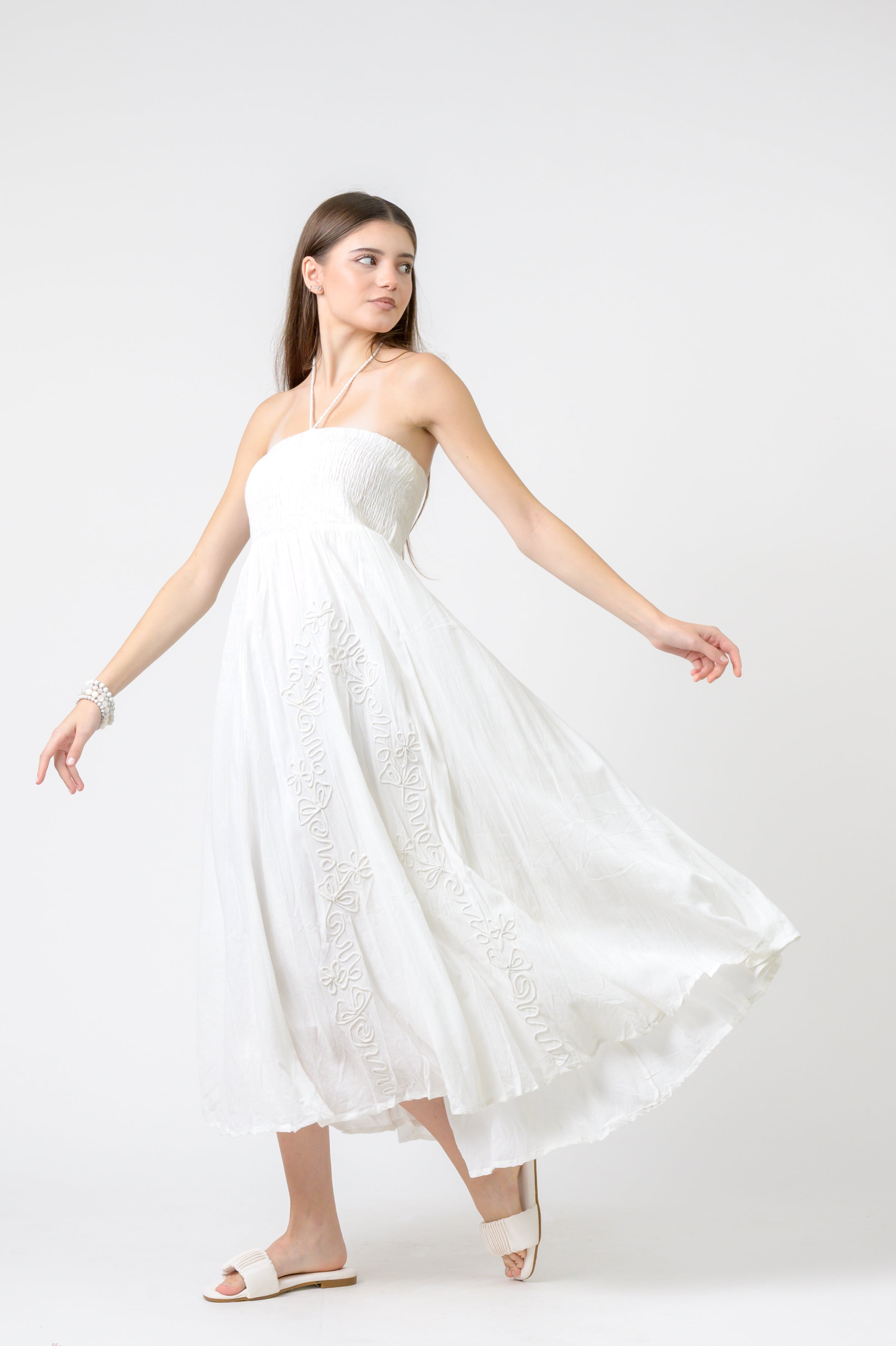 Rhea Mango Smoked Dress