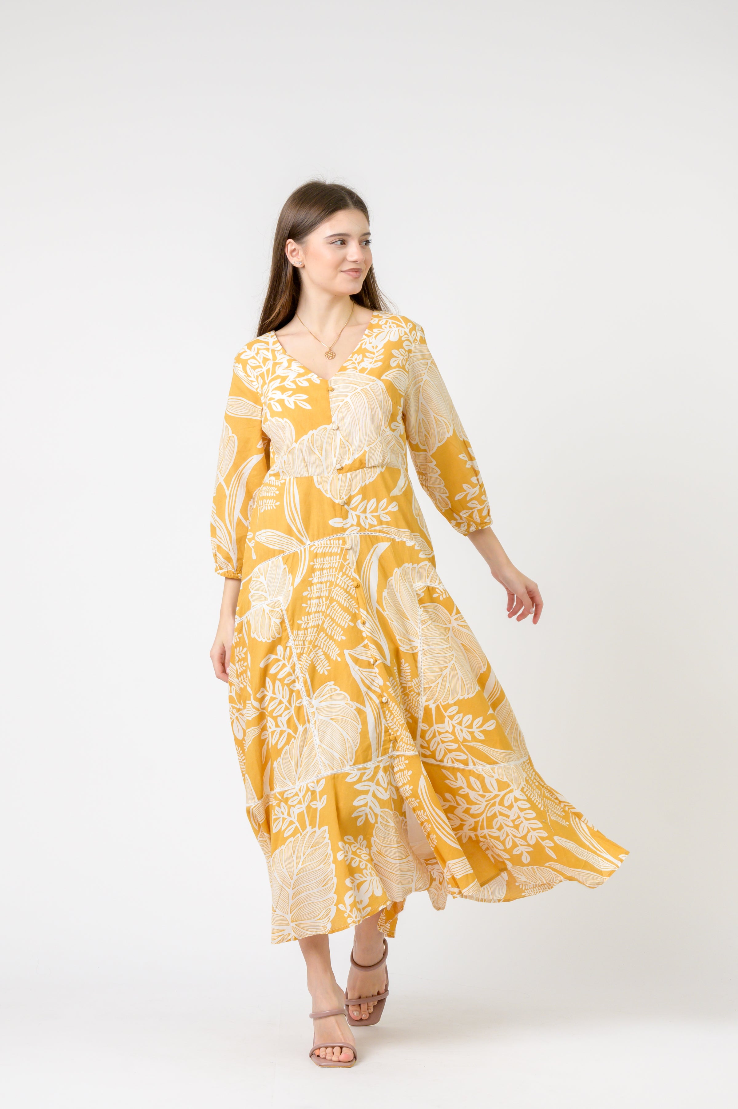 Rhea Pattern Dress