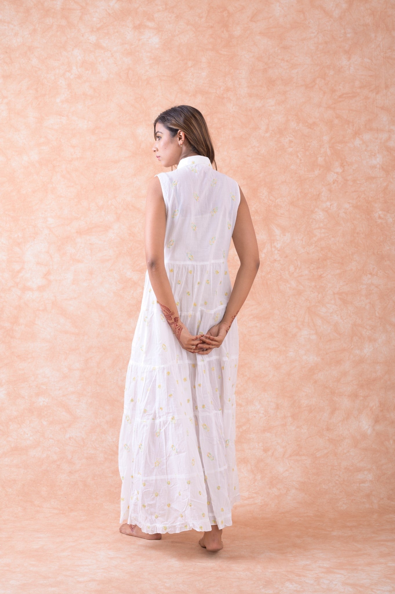 Rhea Cotton Dress White / L/X