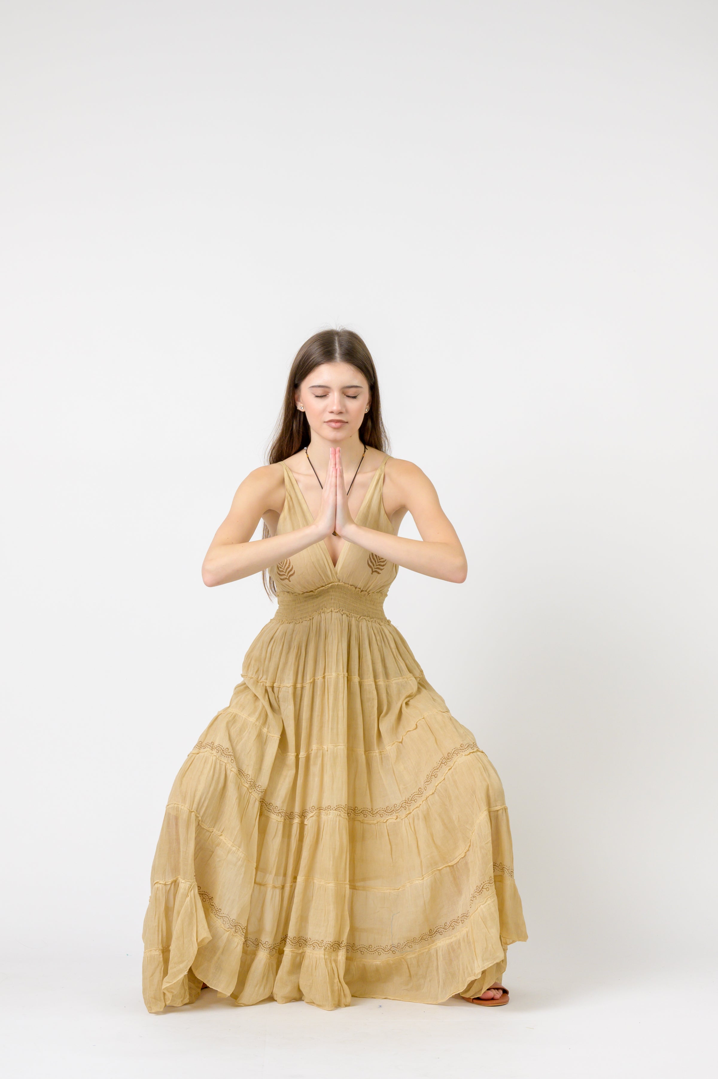 Rhea Long String Dress