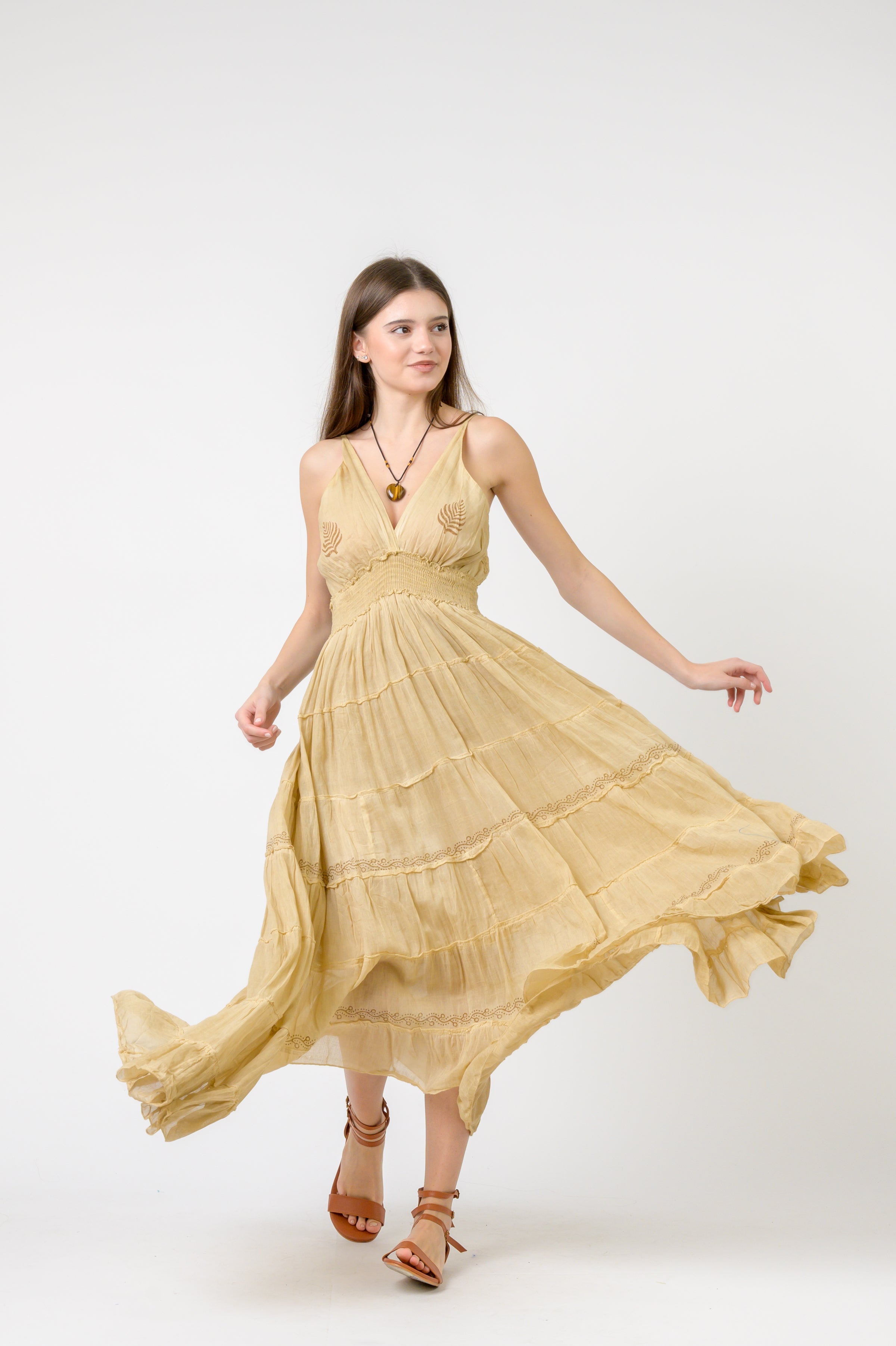 Rhea Long String Dress