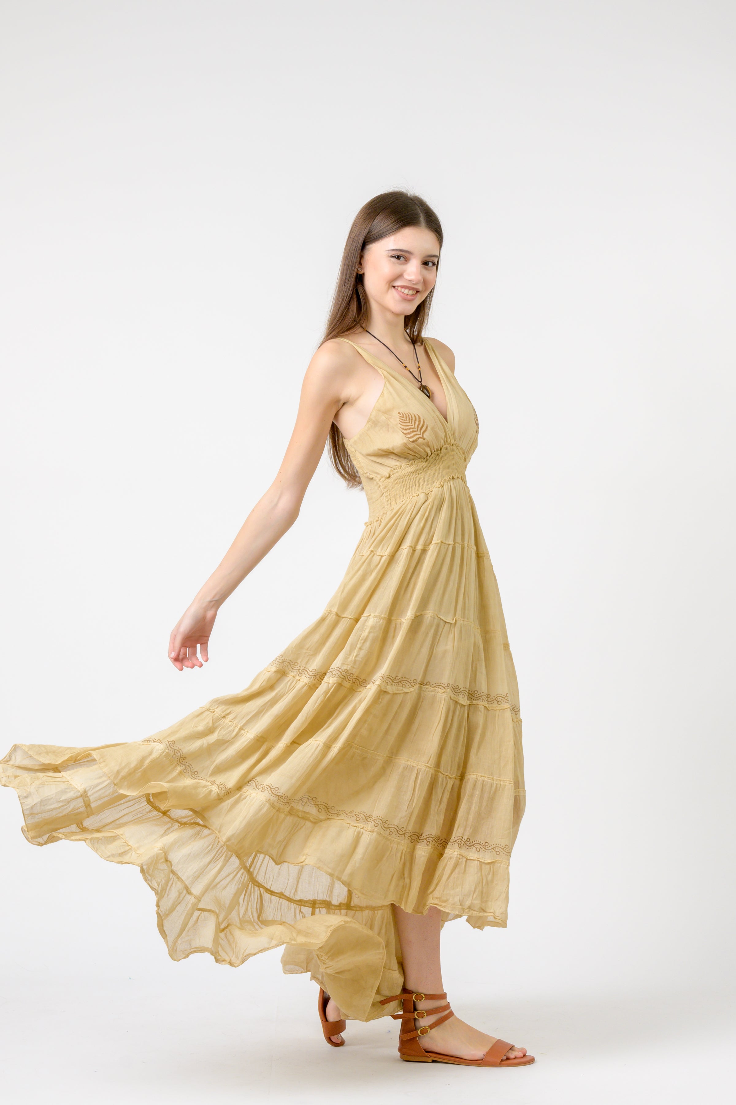 Rhea Long String Dress