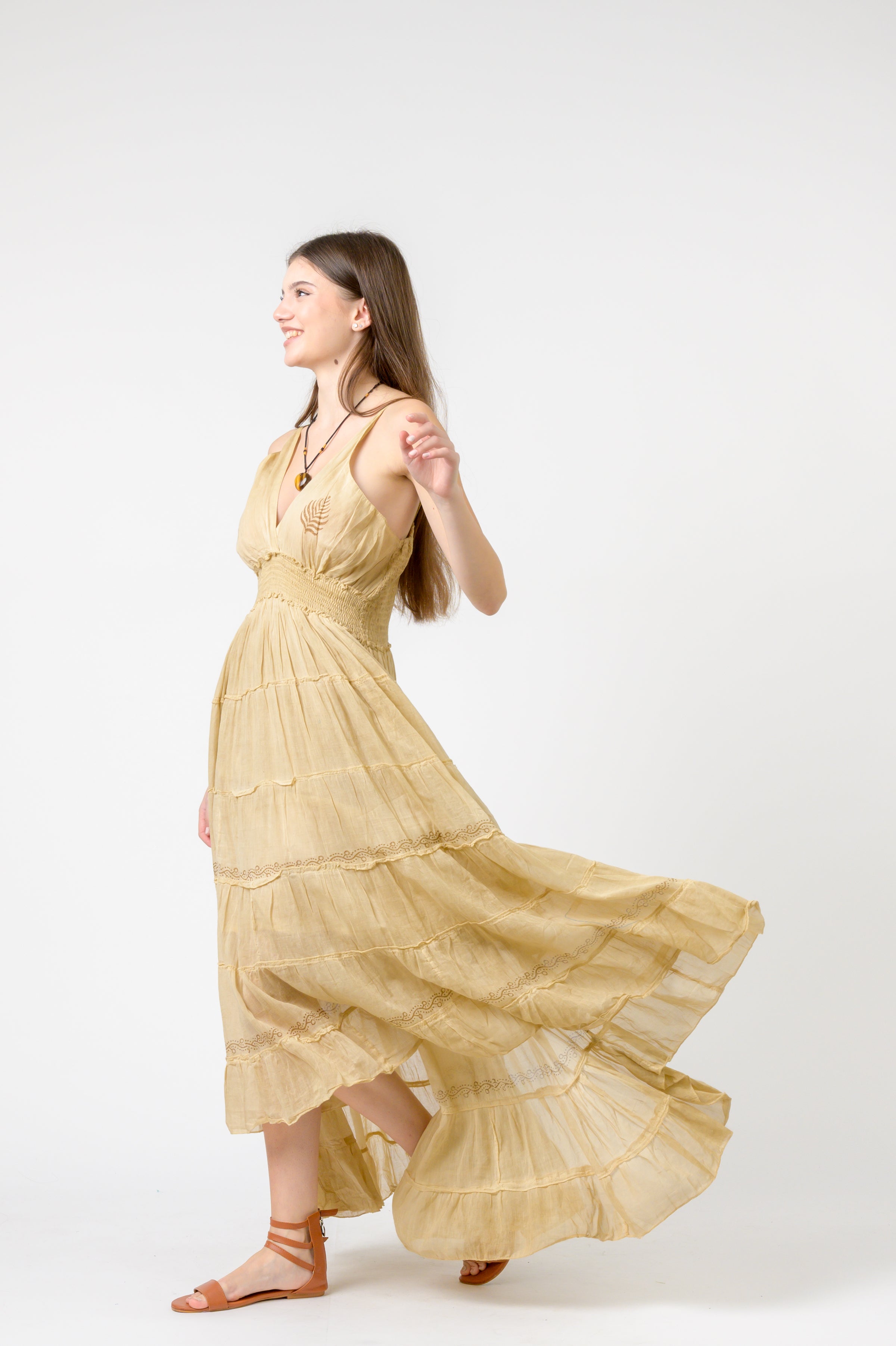 Rhea Long String Dress