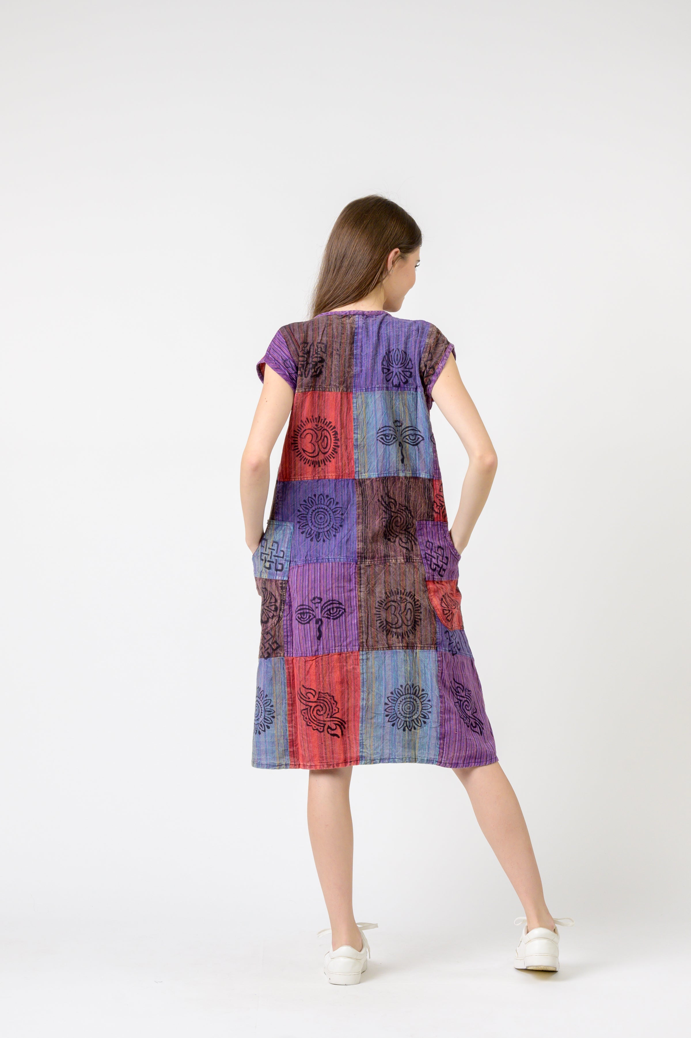 Rhea Button-Down Midi Dress (Assorted)
