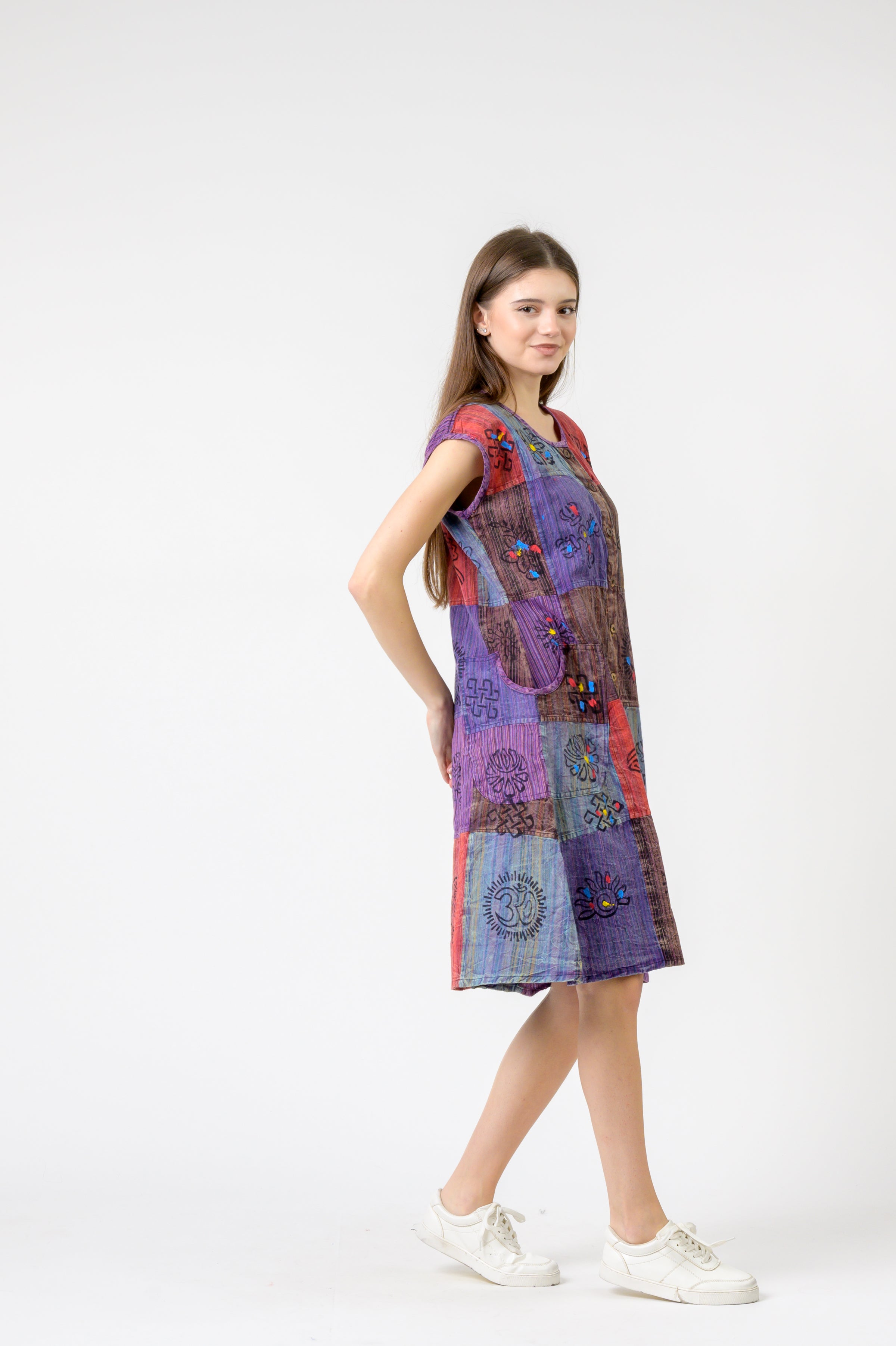 Rhea Button-Down Midi Dress