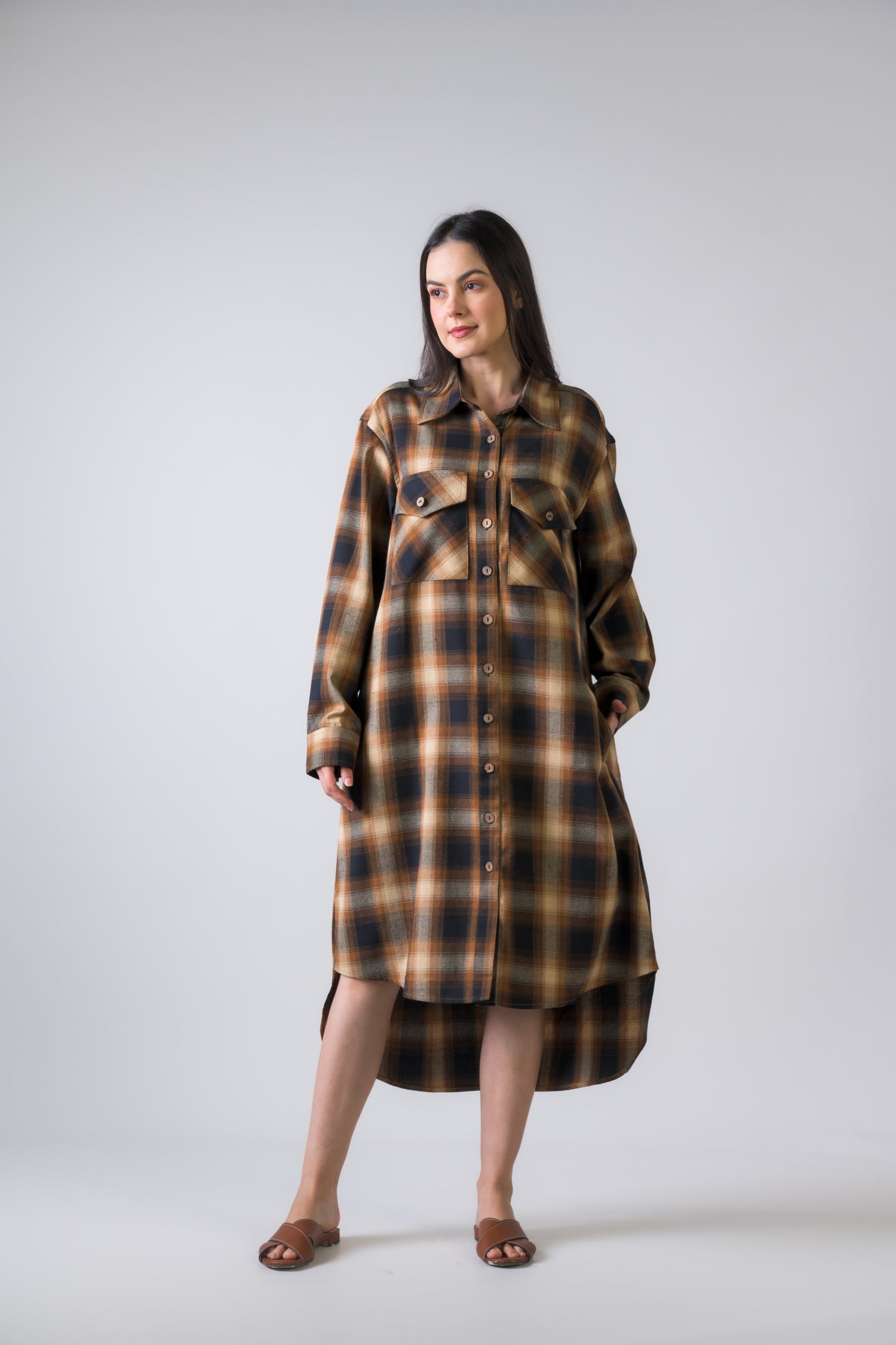 Rhea Hazel Long Dress Blue / Small/Medium