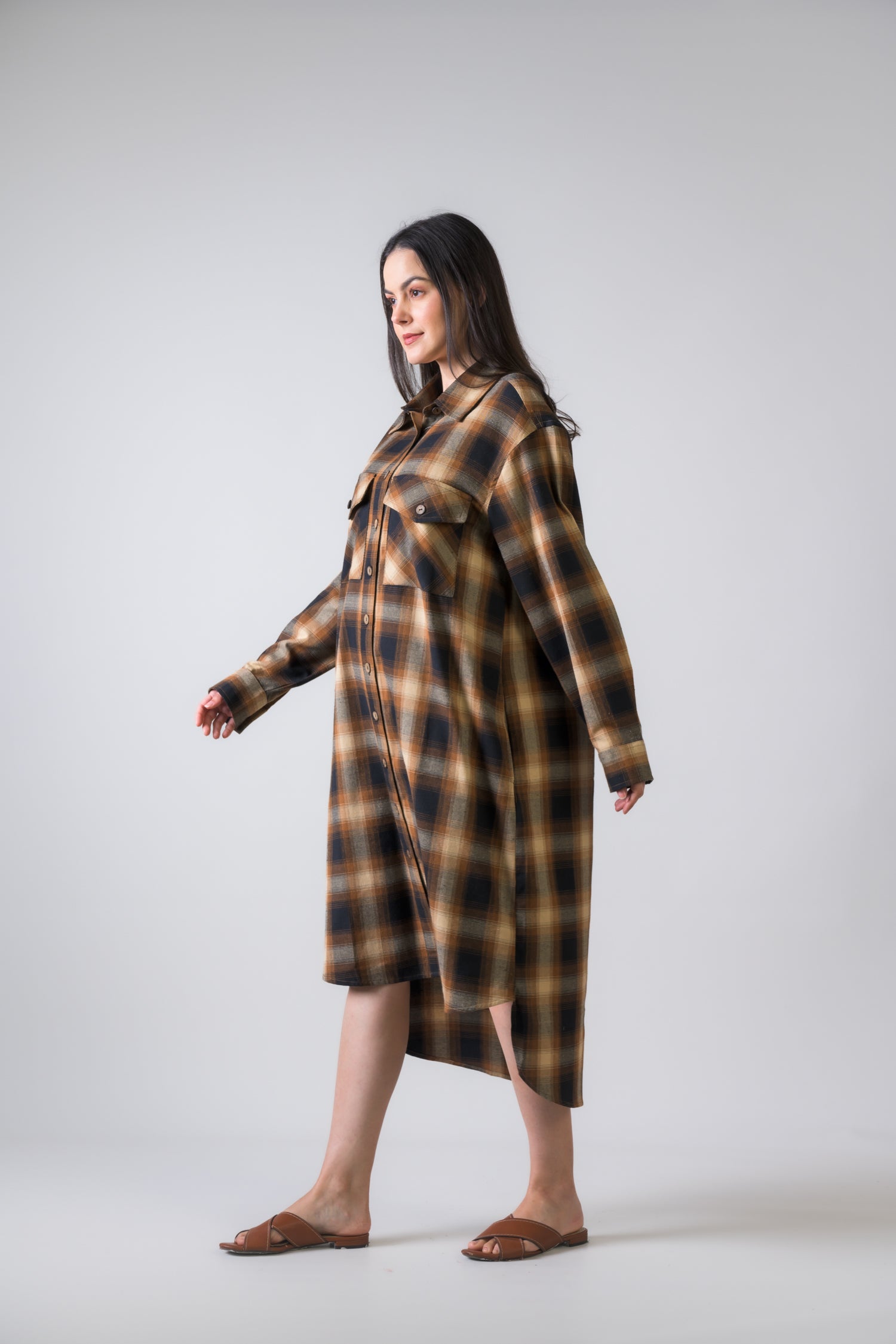 Rhea Hazel Long Dress Blue / Small/Medium