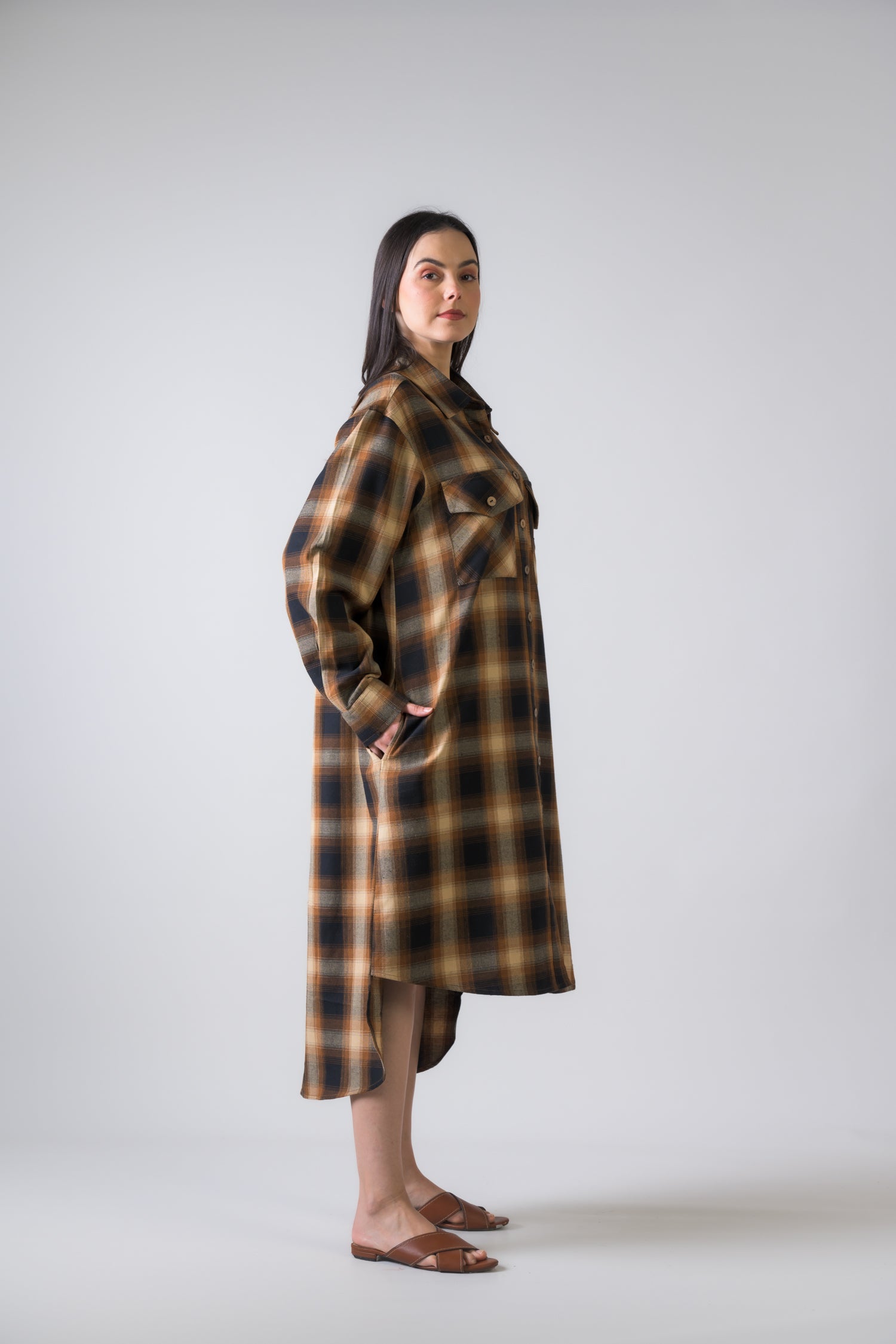 Rhea Hazel Long Dress Blue / Small/Medium