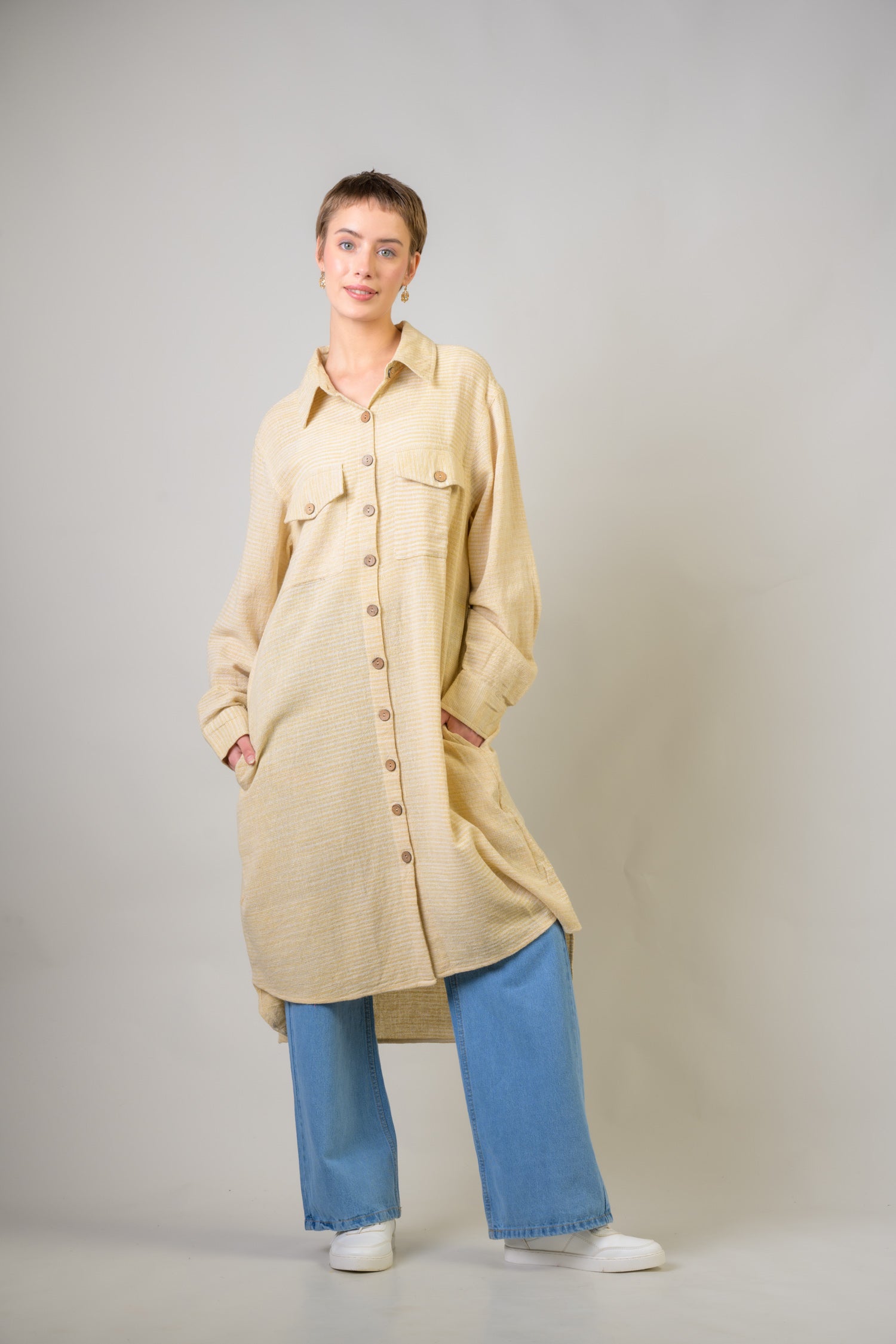 Rhea Hazel Long Dress Blue / Small/Medium