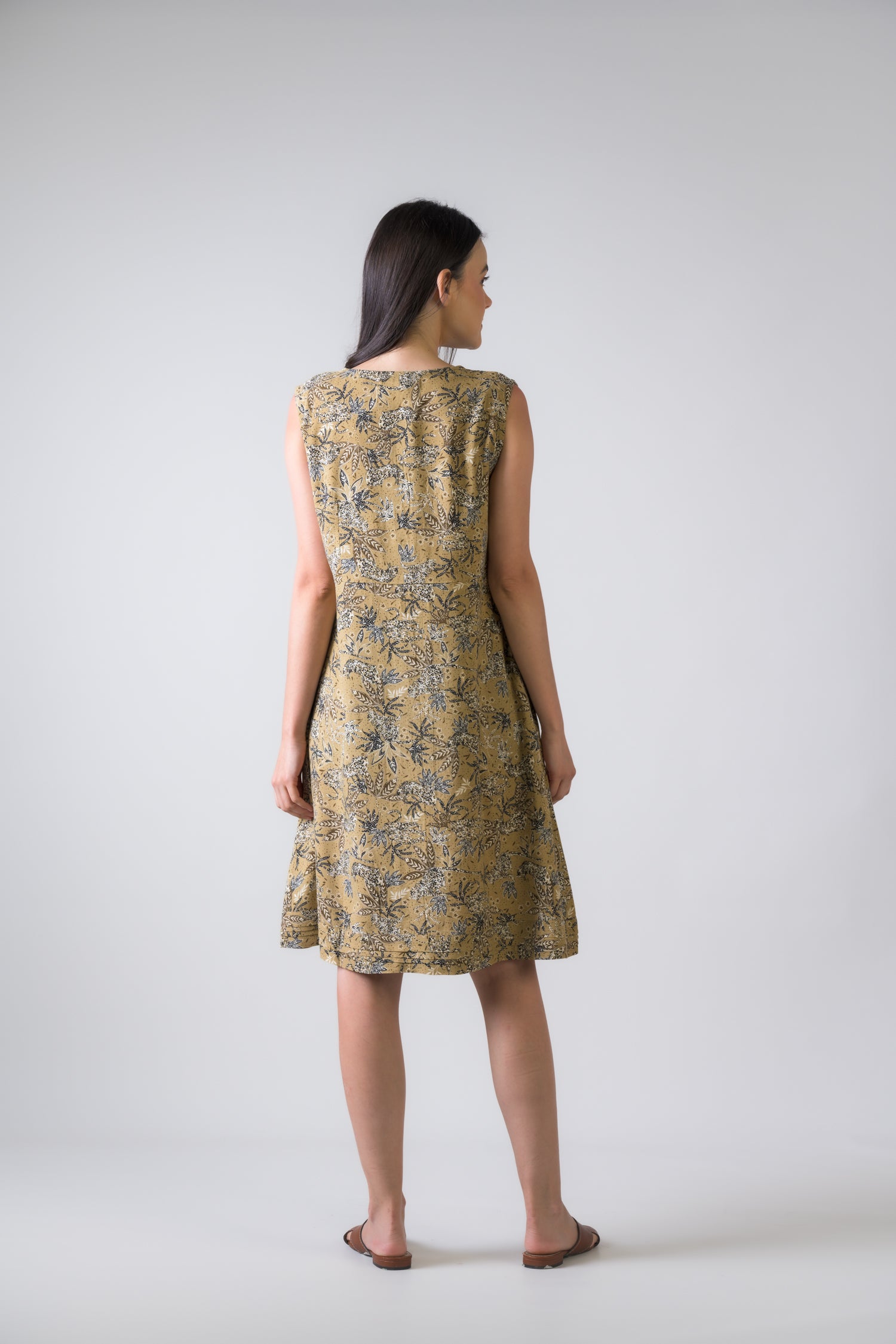 Rhea Teaberry Print Heron Dress