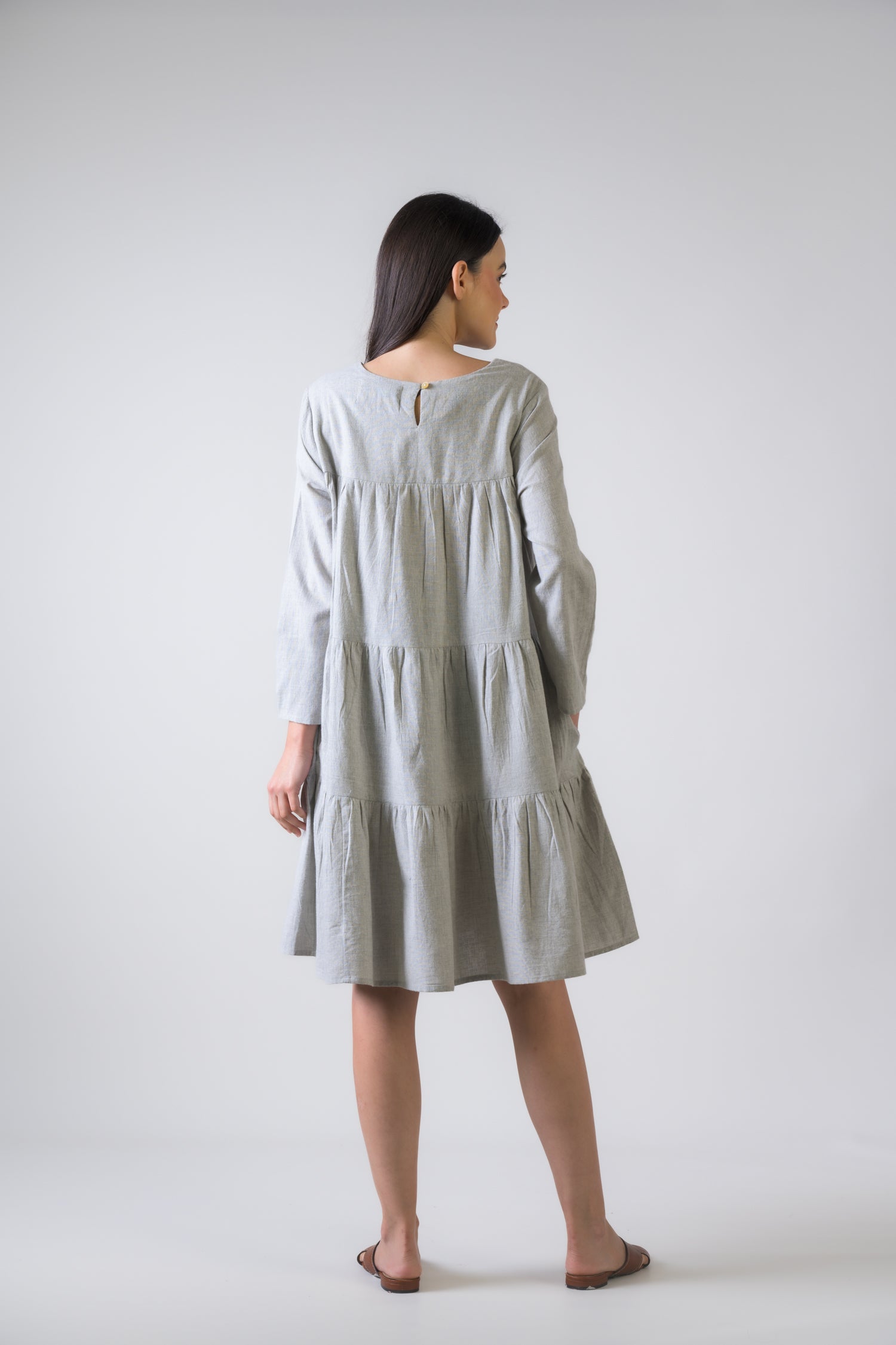 Rhea Turin Dress with Long Sleeves