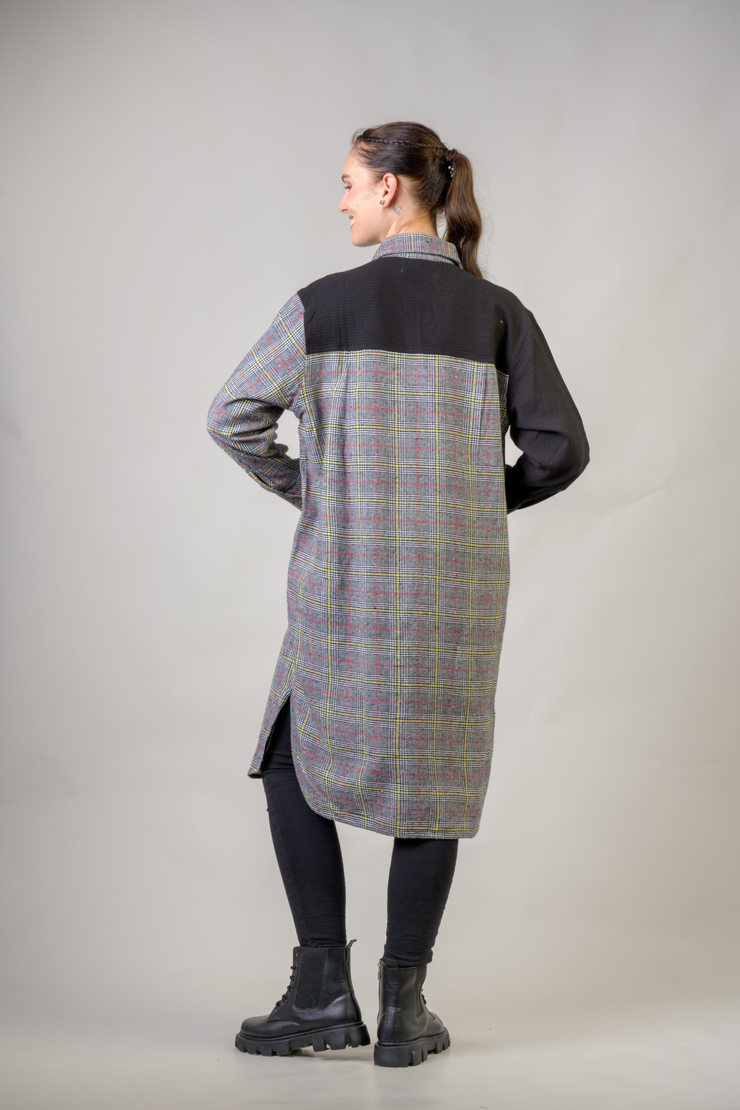 Rhea Mimosa Shirt Dress Grey / Large/XLarge