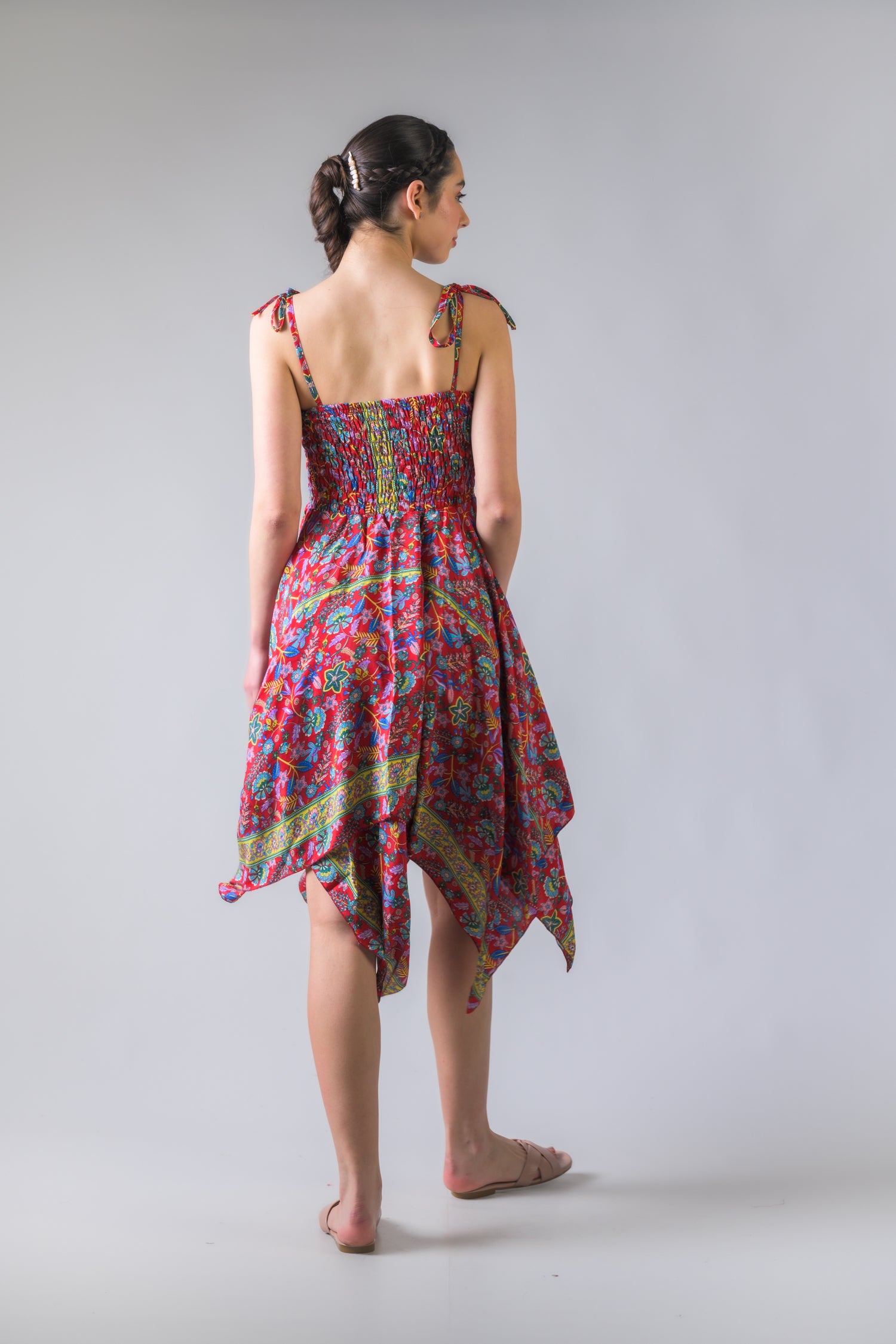 Rhea Scarf Double Layer Dress Assorted / One Size