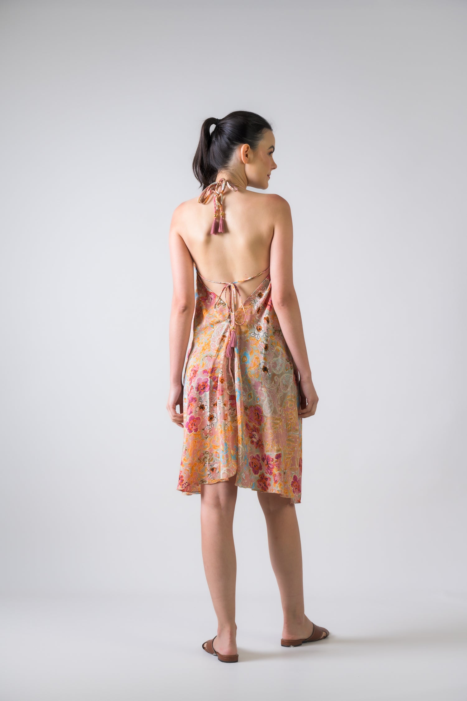 Rhea Fine Print Short Dress Assorted / One Size