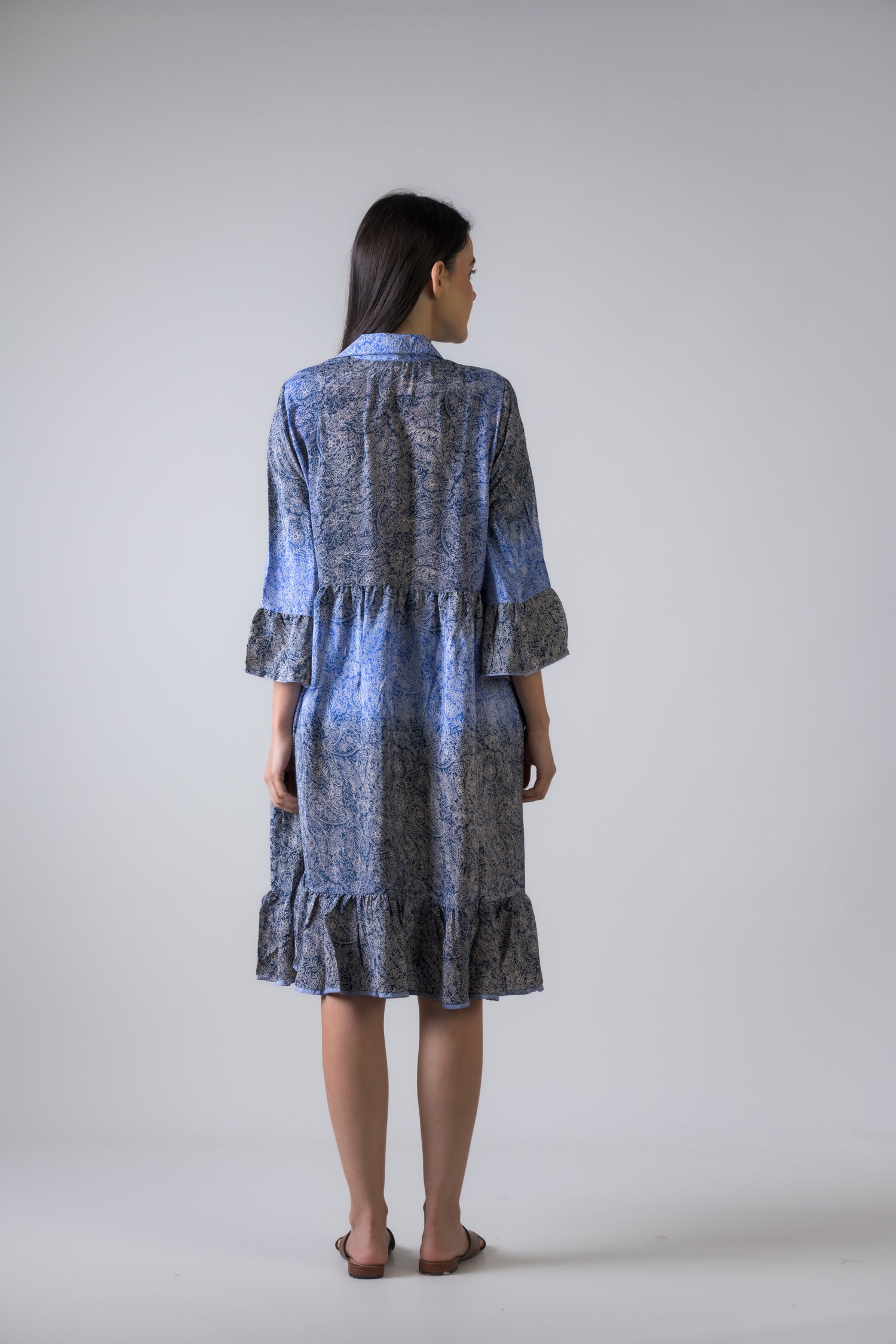 Rhea Gentle Greens Short Dress Assorted / One Size