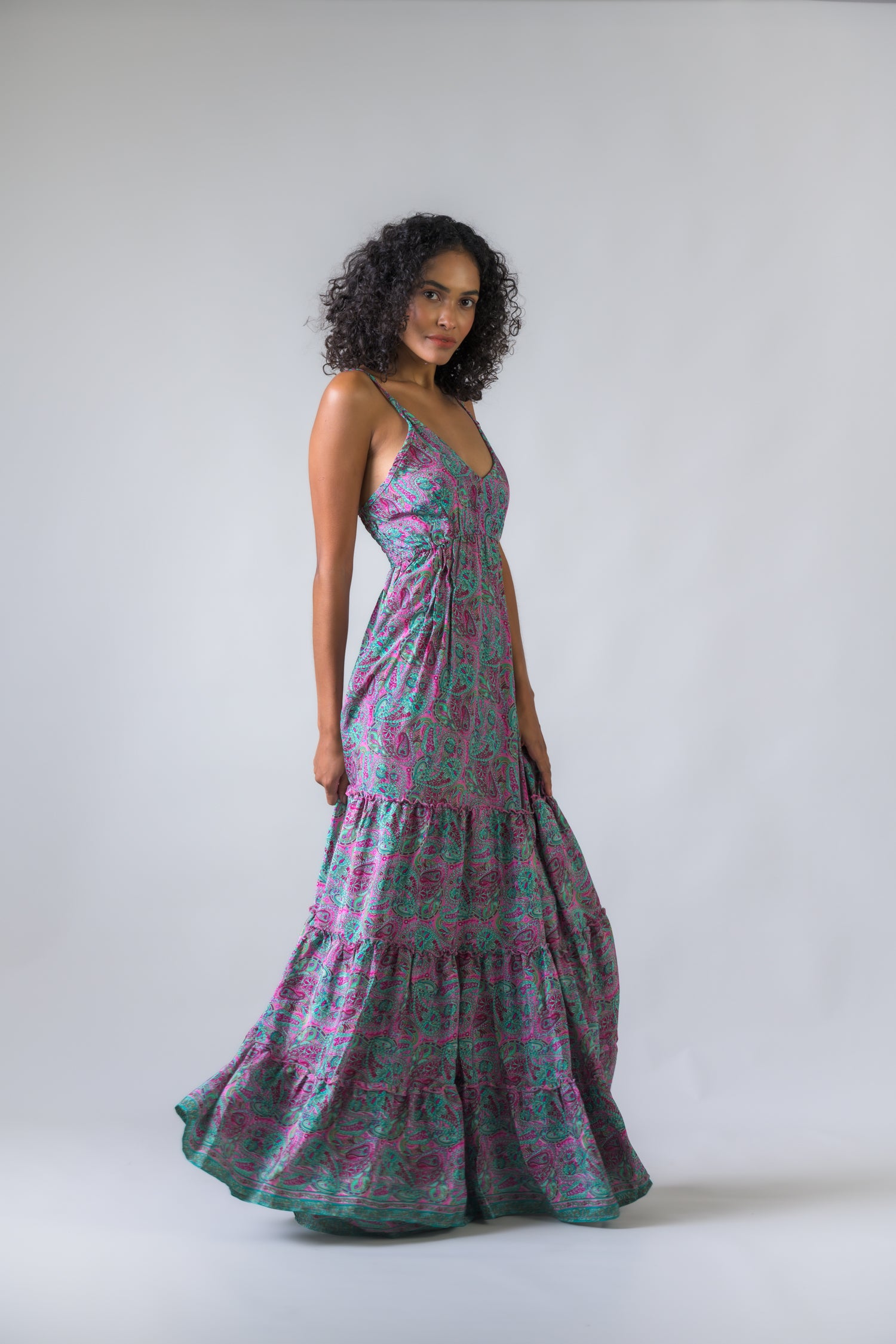 Rhea Style Print Dress Blue / One Size