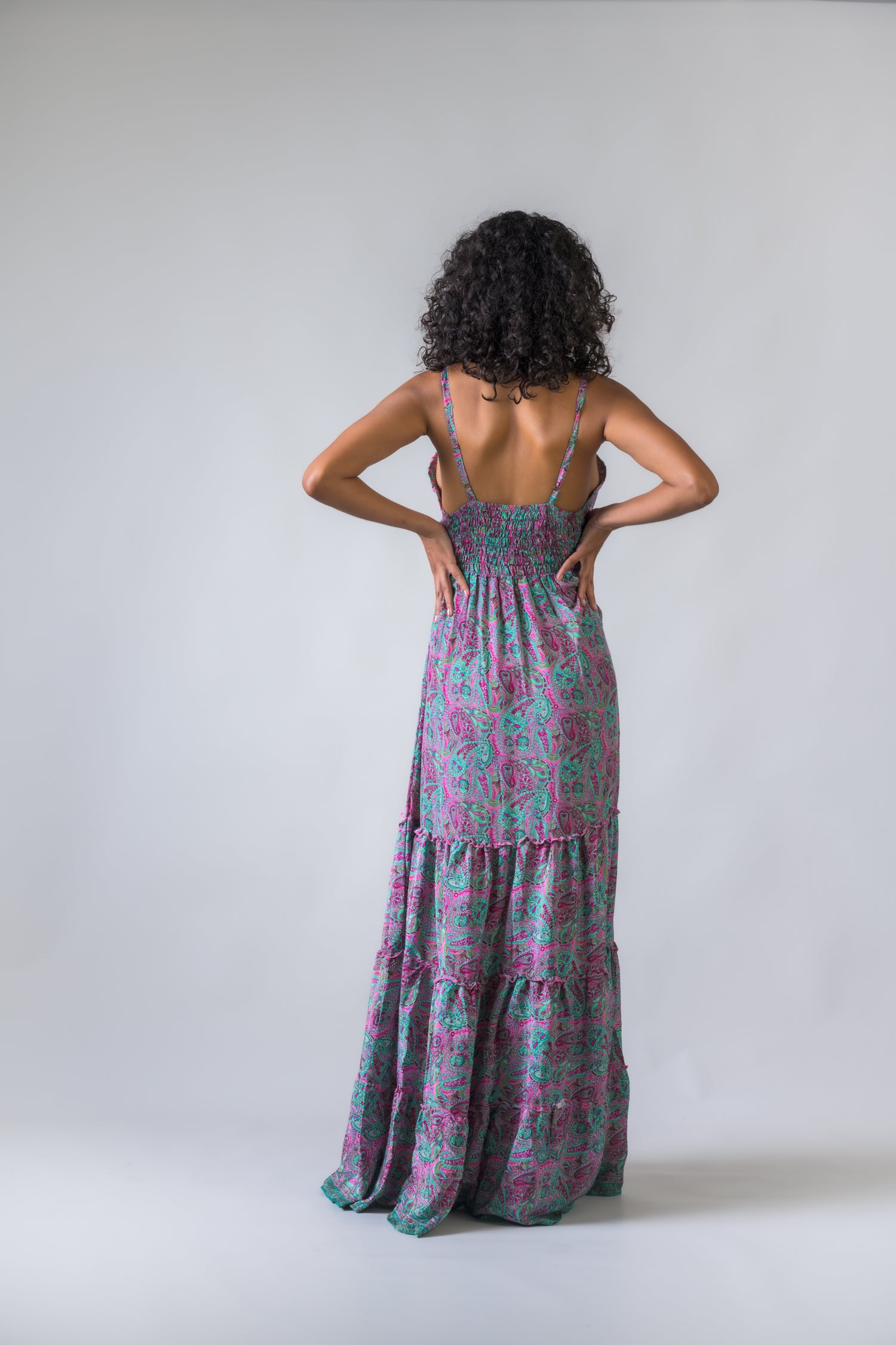 Rhea Style Print Dress Blue / One Size