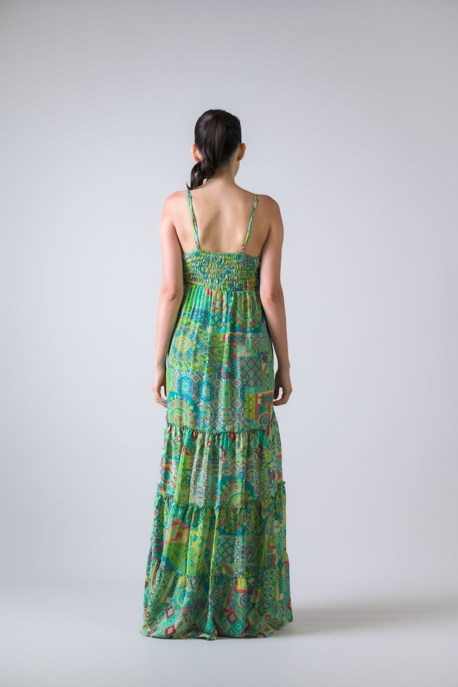 Rhea Style Print Dress Blue / One Size