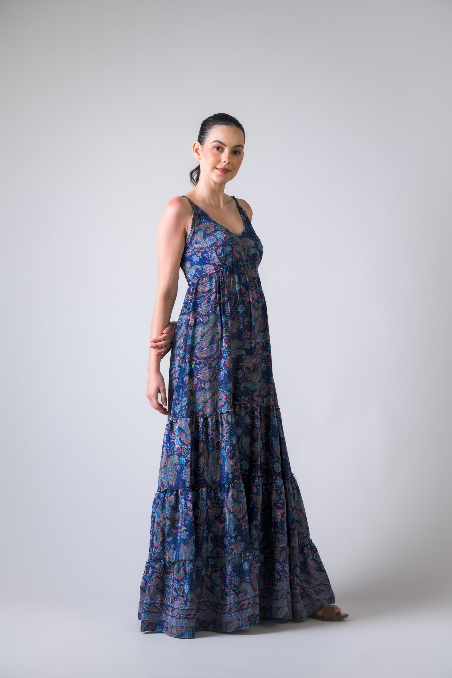 Rhea Style Print Dress Blue / One Size