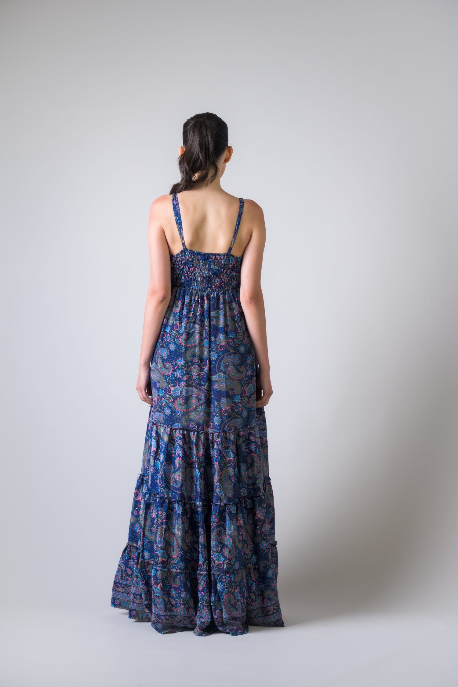 Rhea Style Print Dress Blue / One Size