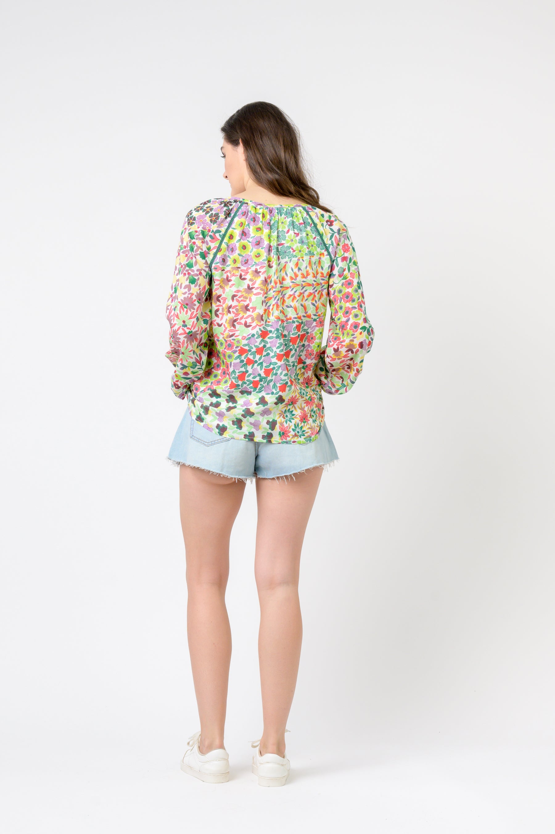 Rhea Garden Spots Long Sleeve Top