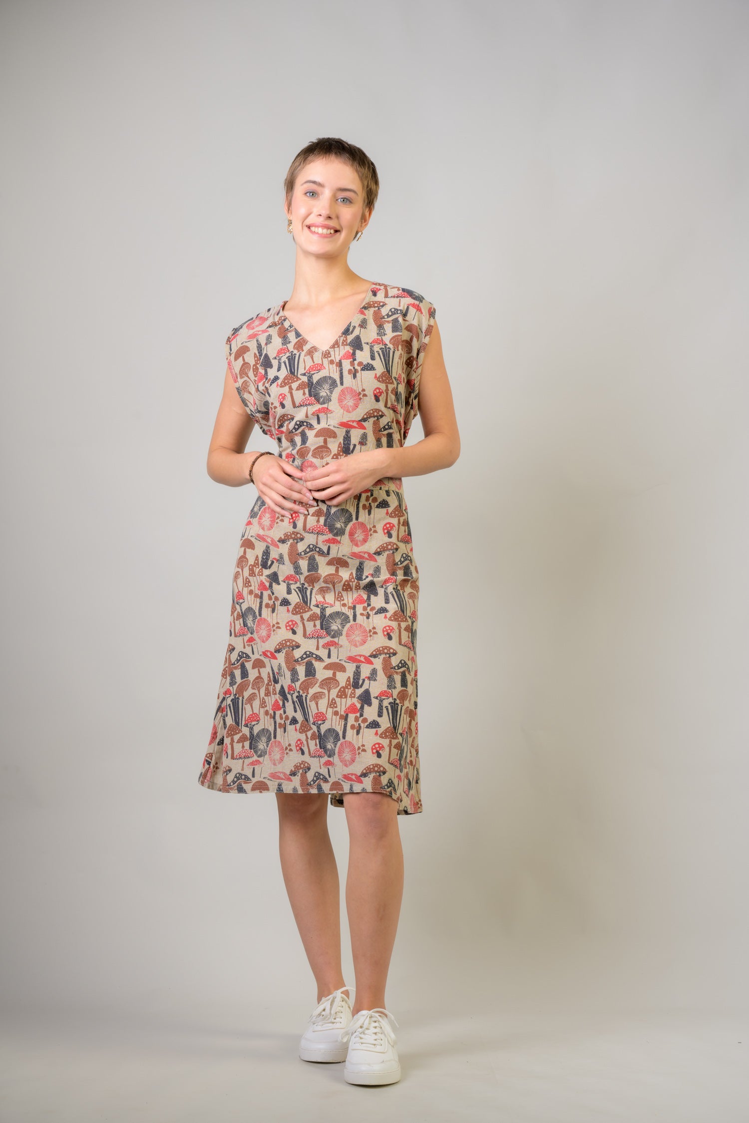 Rhea Mushroom Spots Dress Black / Small